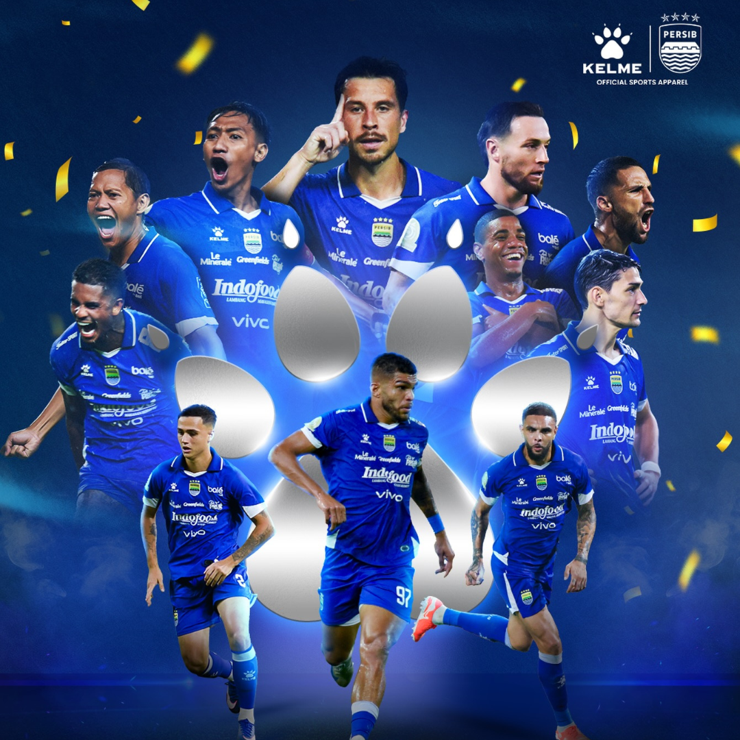 KELME CONGRATULATES PERSIB BANDUNG, CHAMPION OF THE BRI SUPER LEAGUE 2025/26