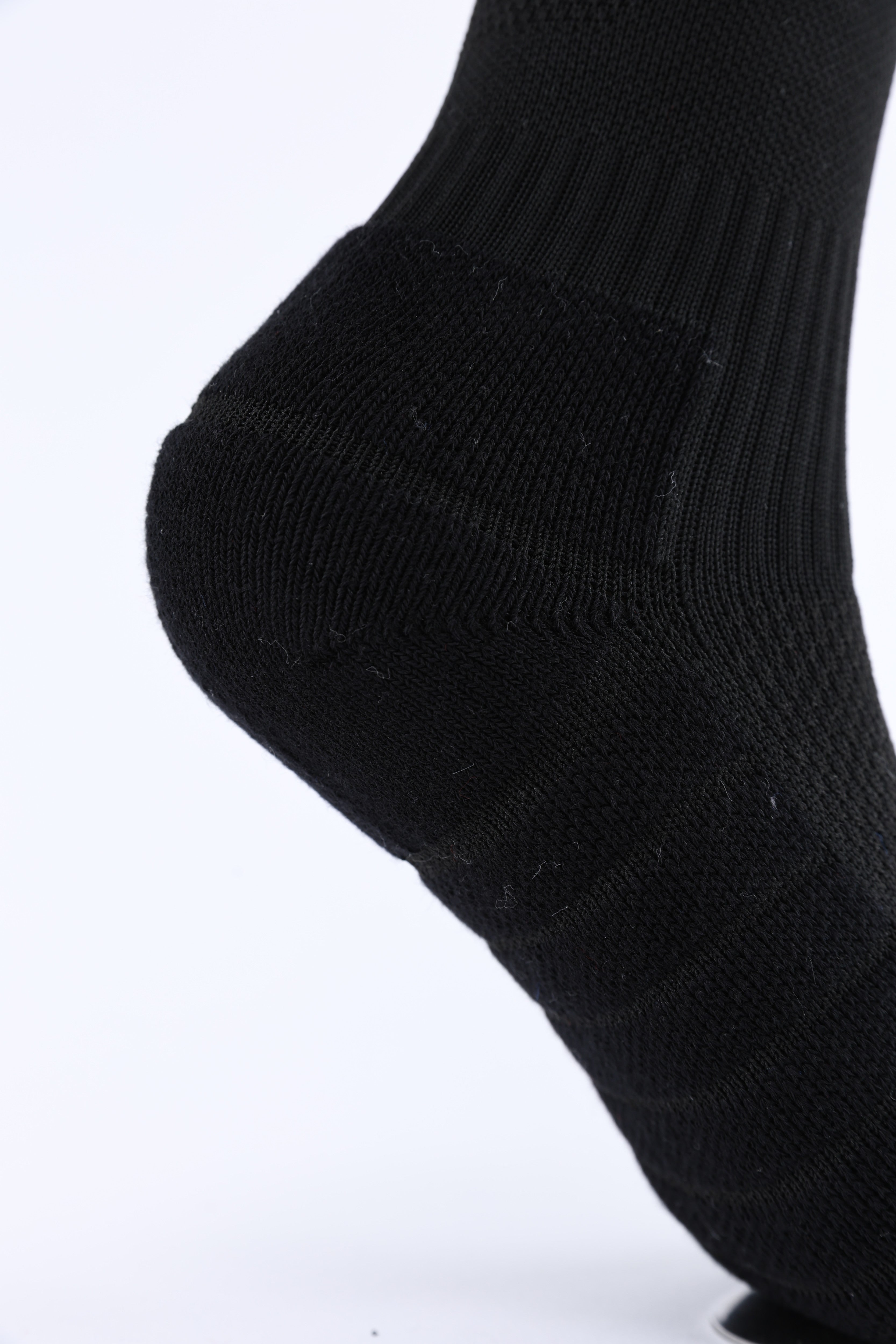 Full-Length Football Socks (Kids) - Black