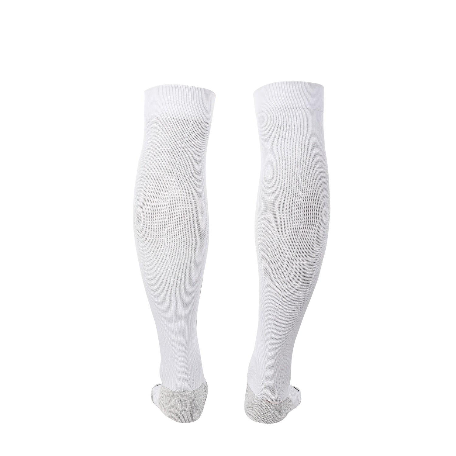 Full-Length Football Socks With Silicone (Adults) - White