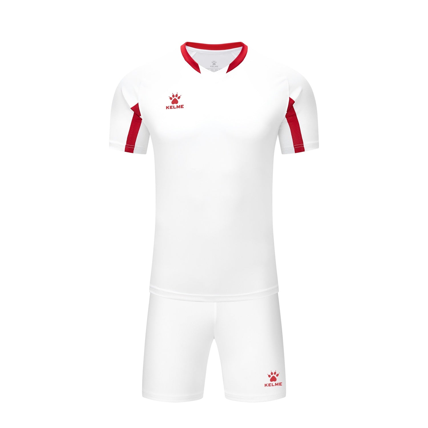 Short Sleeve Football Set (Adults) - White/Red
