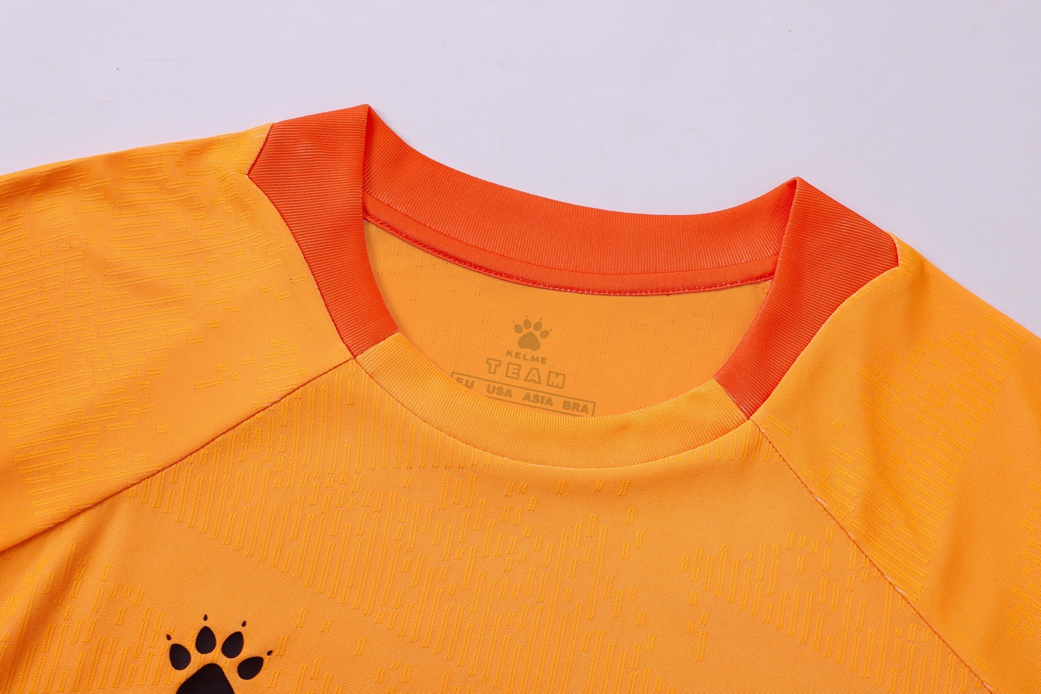 Short Sleeve Football Shirt (Adults) - Neon Orange