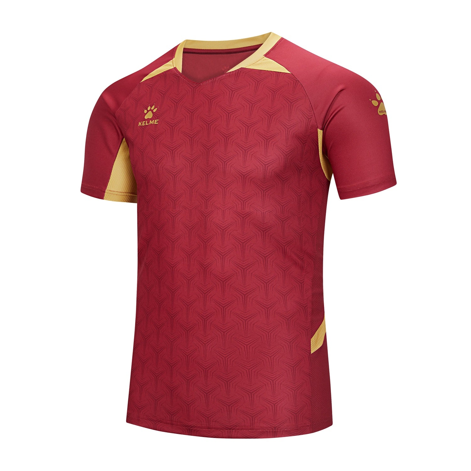 Short Sleeve Football Shirt (Adults) - Wine Red