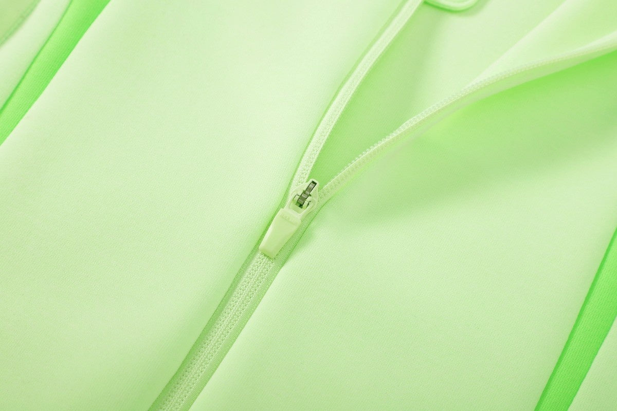 Knitted Jacket (Kids) - Neon Green