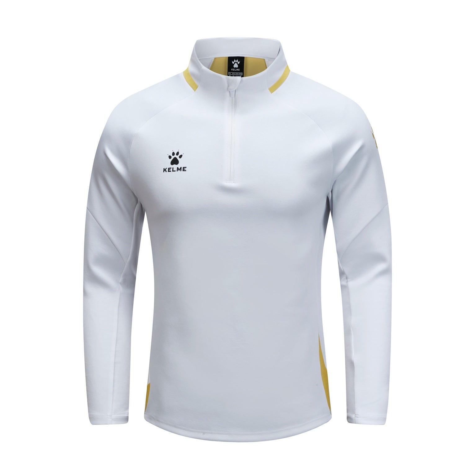 Half Zippered Training Pullover (Adults) - White
