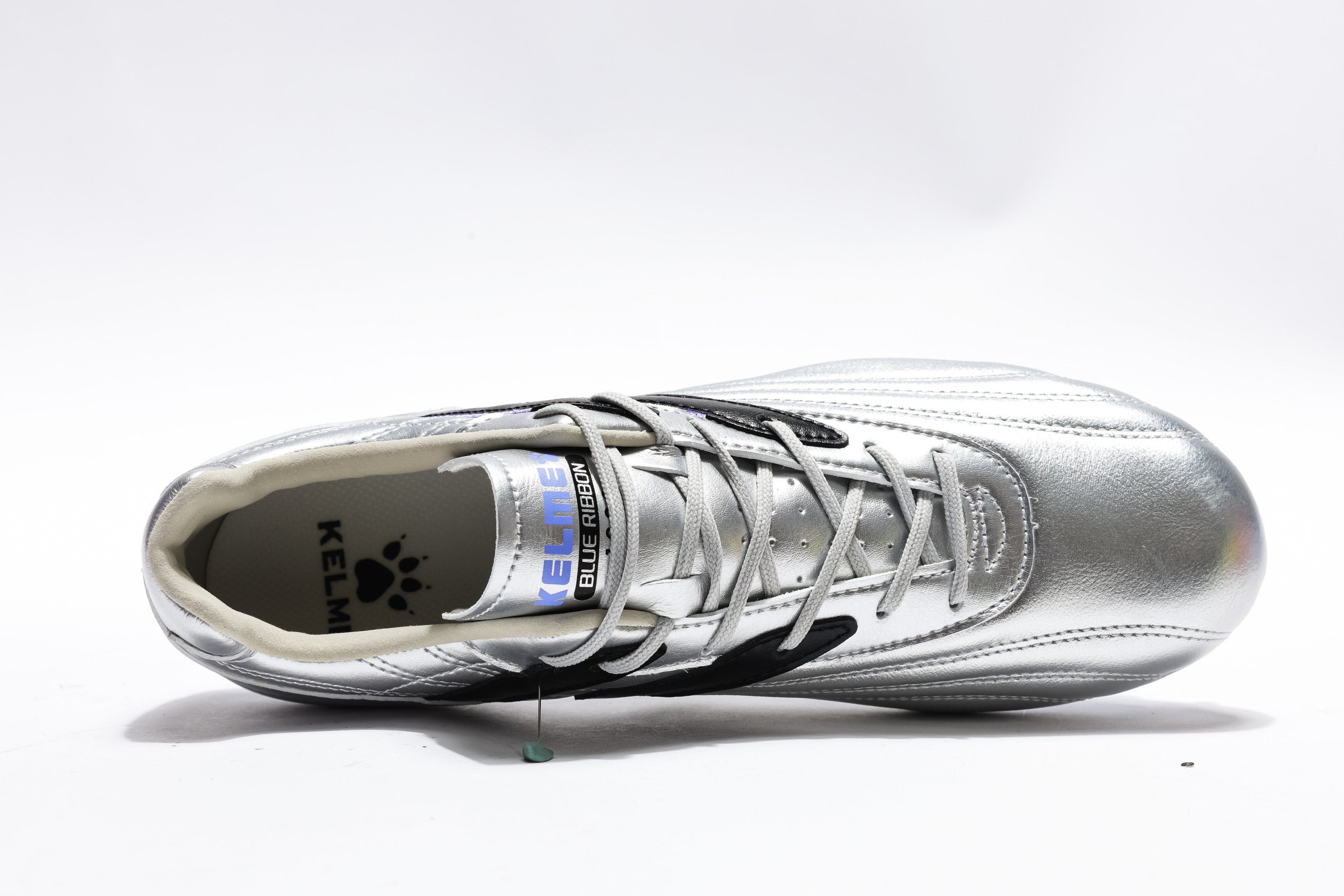 Men Football Shoes - Multi Ground (MG) - Metal Silver