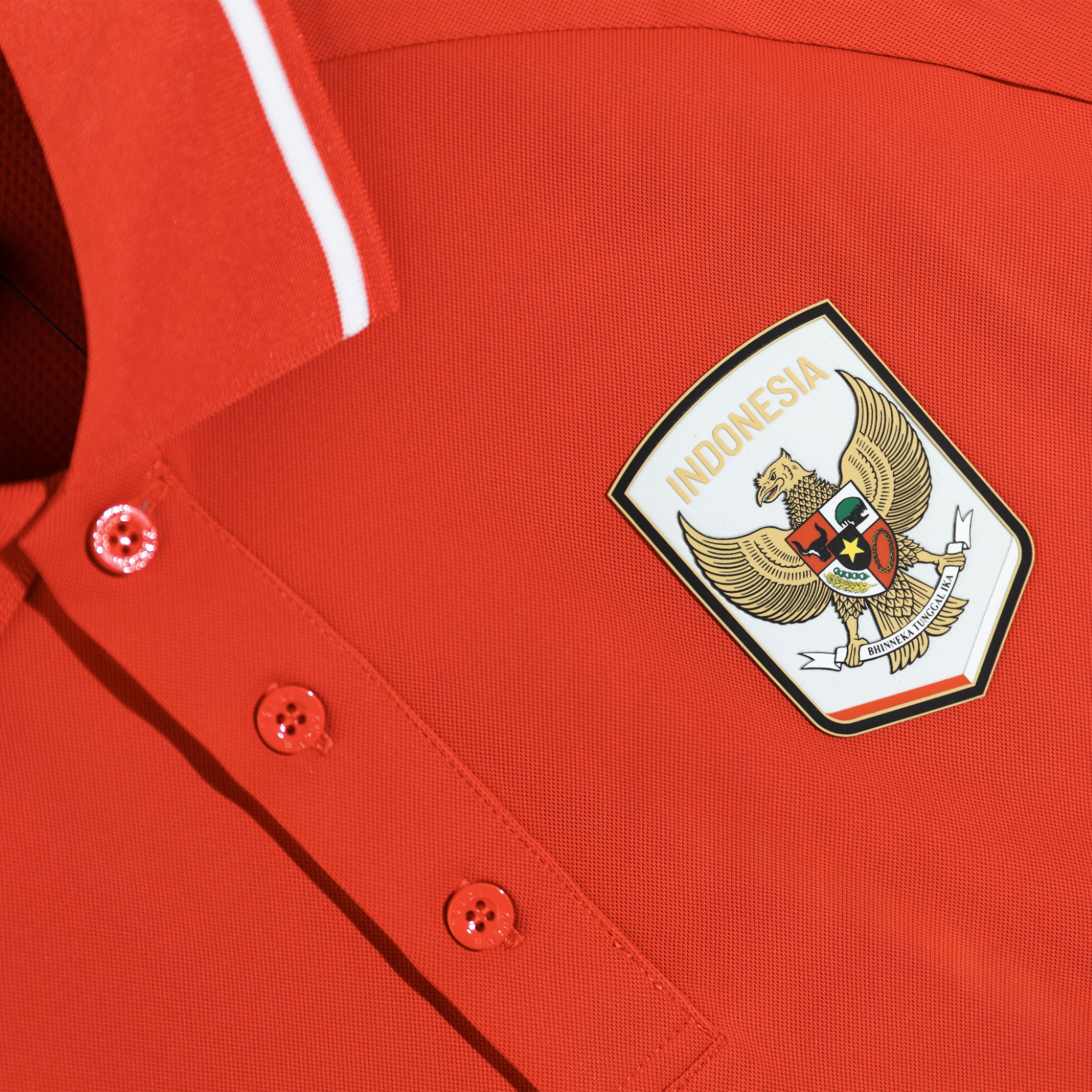Polo Shirt Timnas Indonesia (Adults) - Red/White