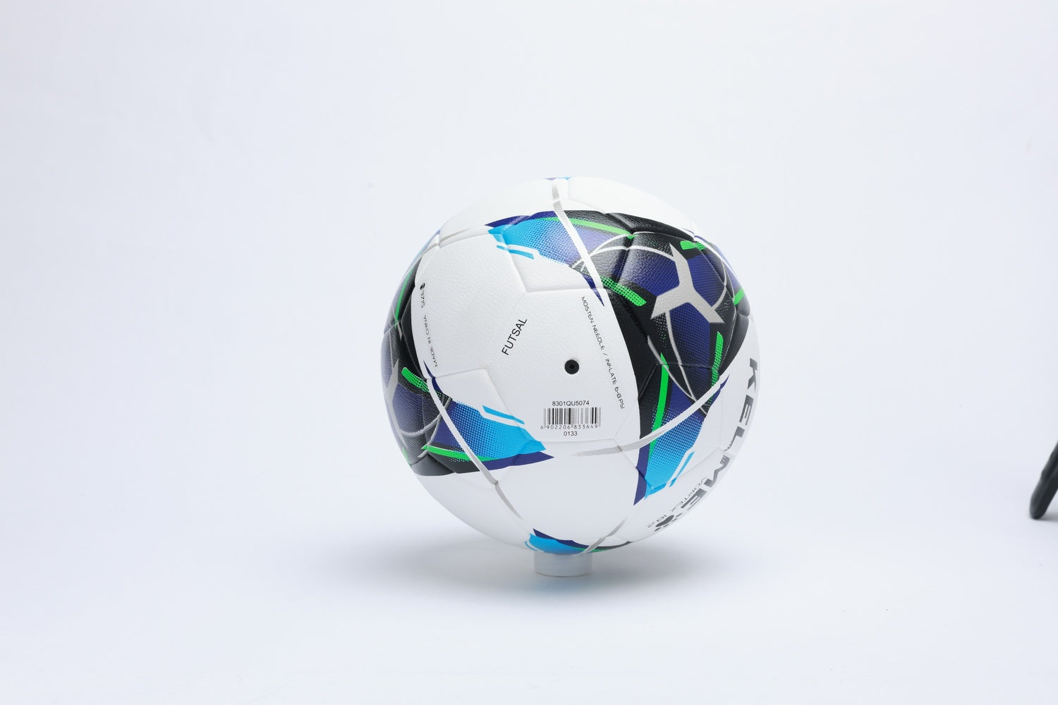 Futsal Ball (Laminated) - White/Neon Blue