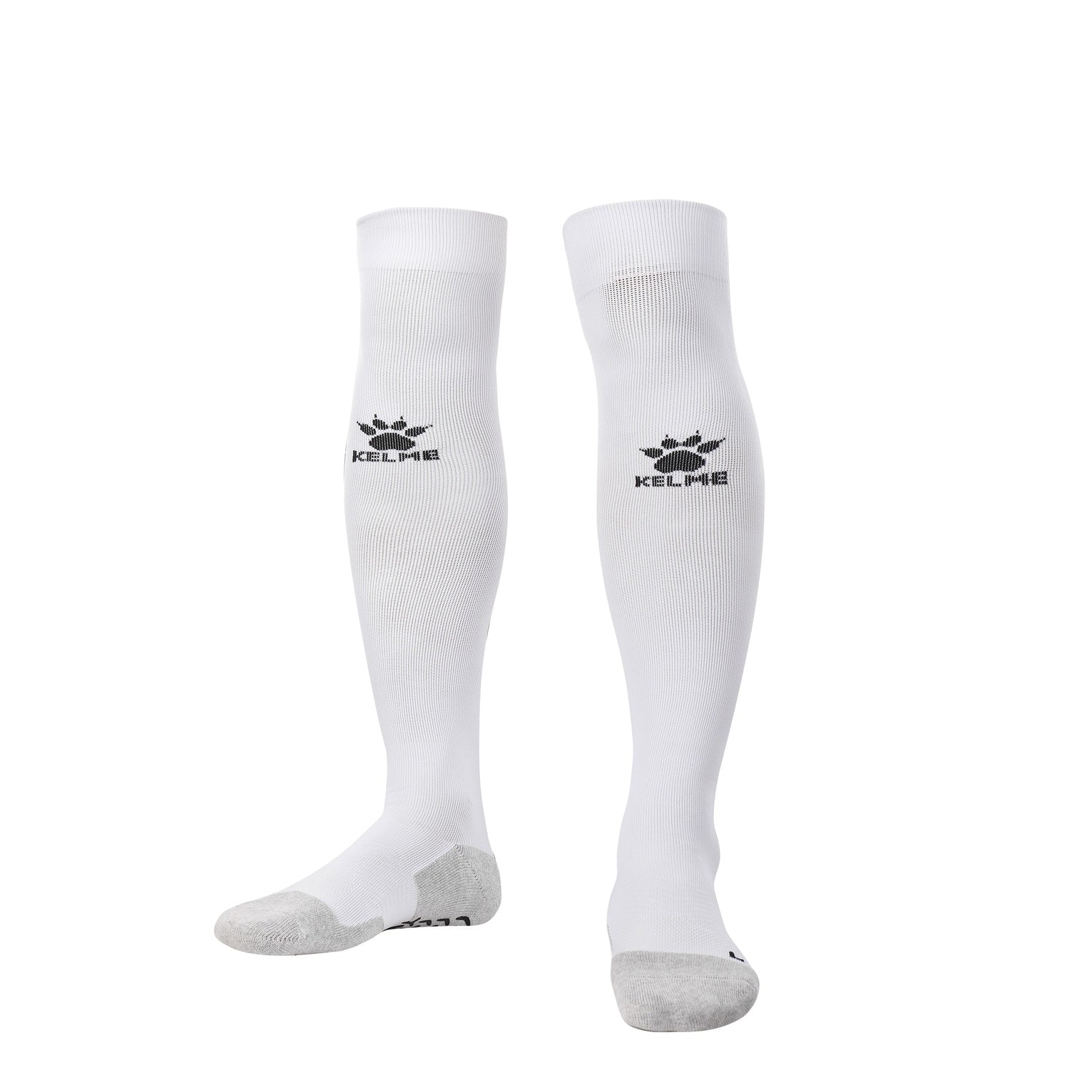 Full-Length Football Socks With Silicone (Adults) - White