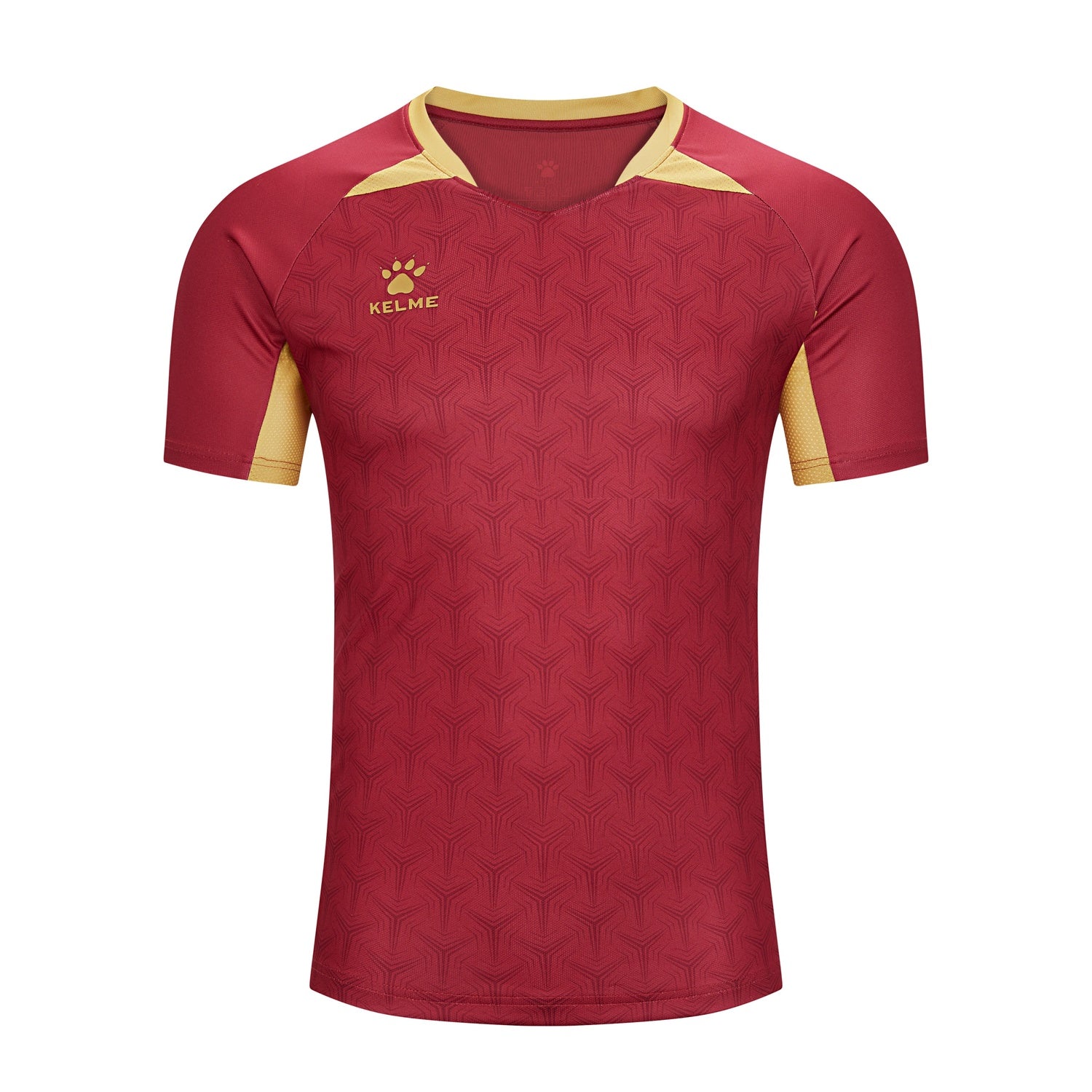 Short Sleeve Football Shirt (Adults) - Wine Red