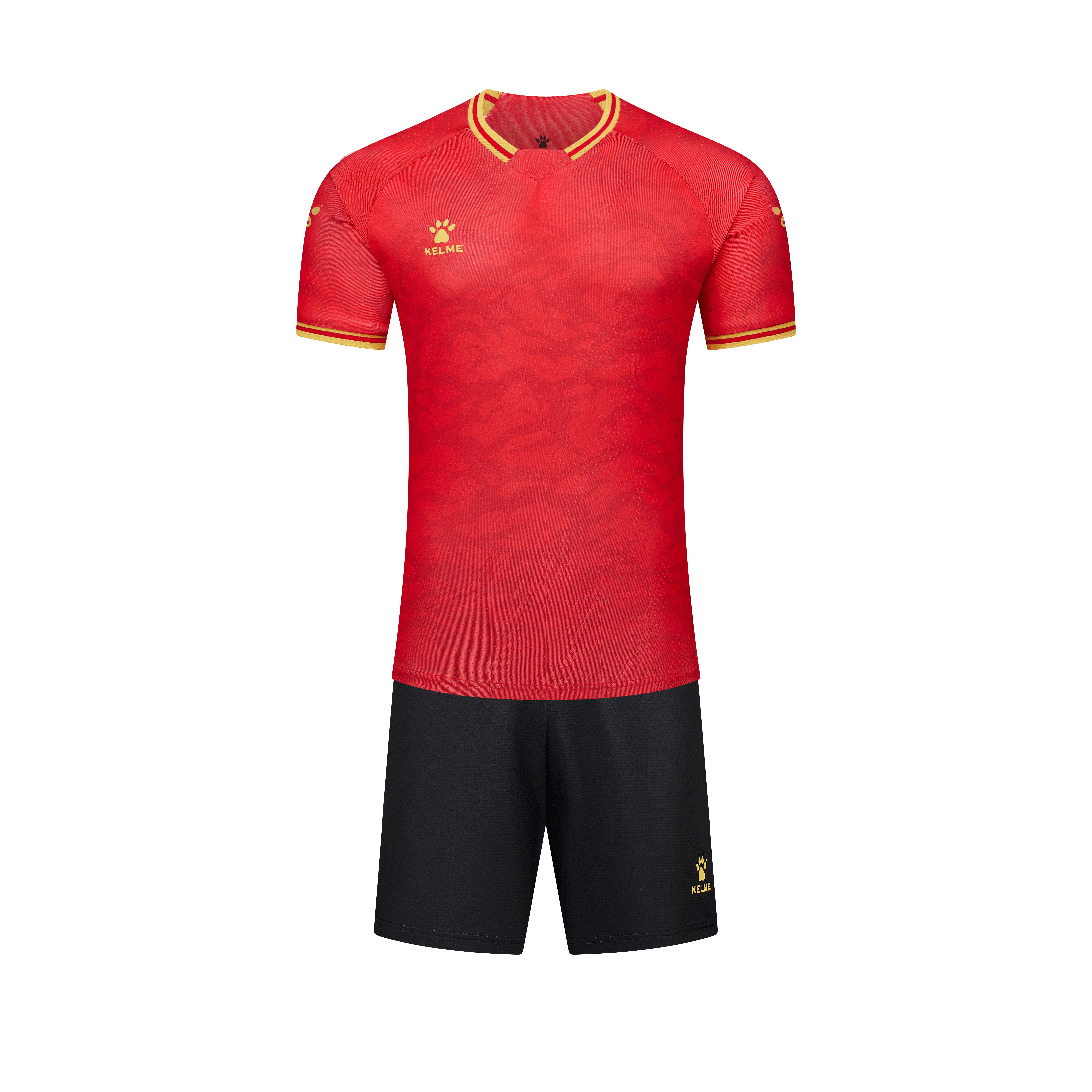 Short Sleeve Football Set (Adults) - Red