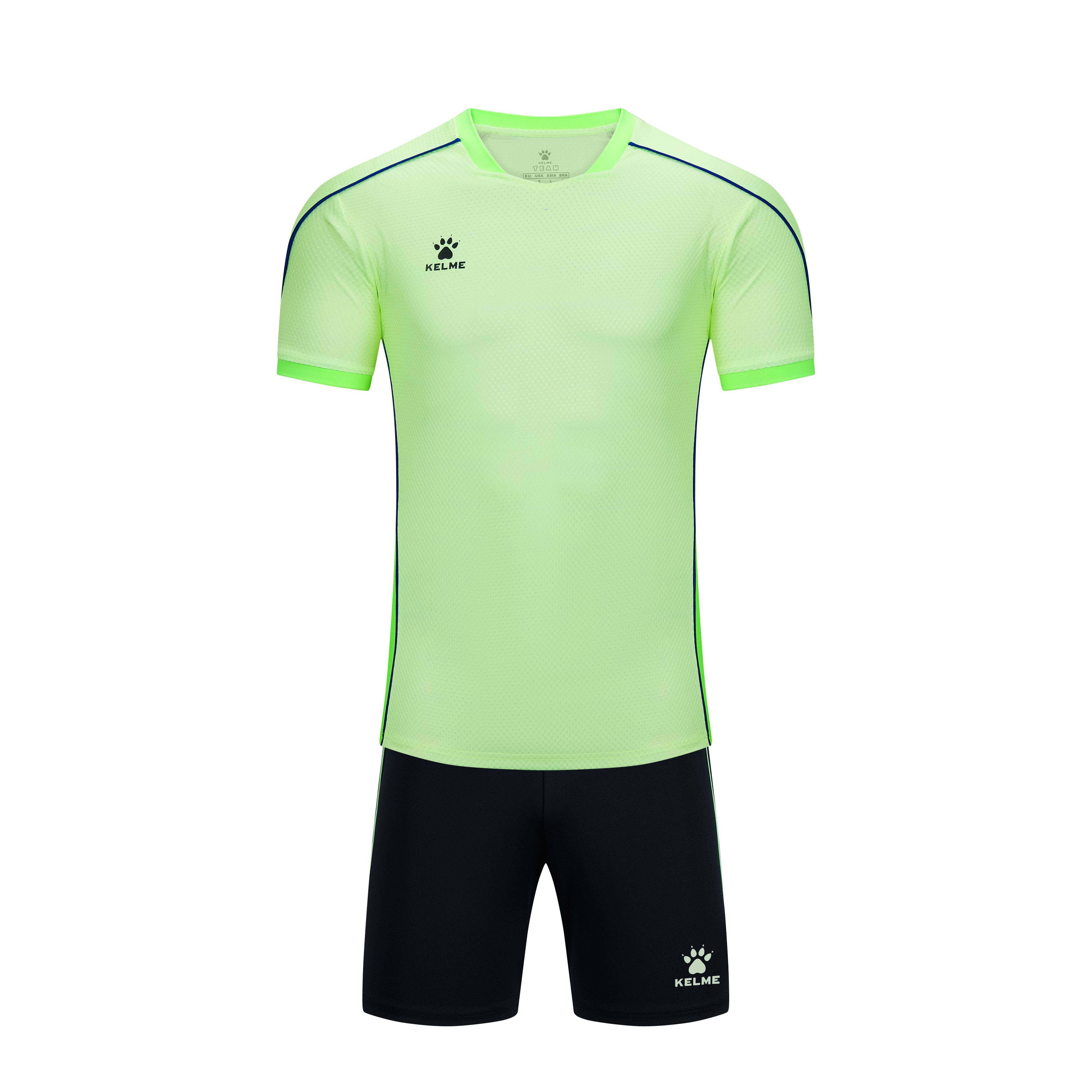 Short Sleeve Football Set (Adults) - Neon Green