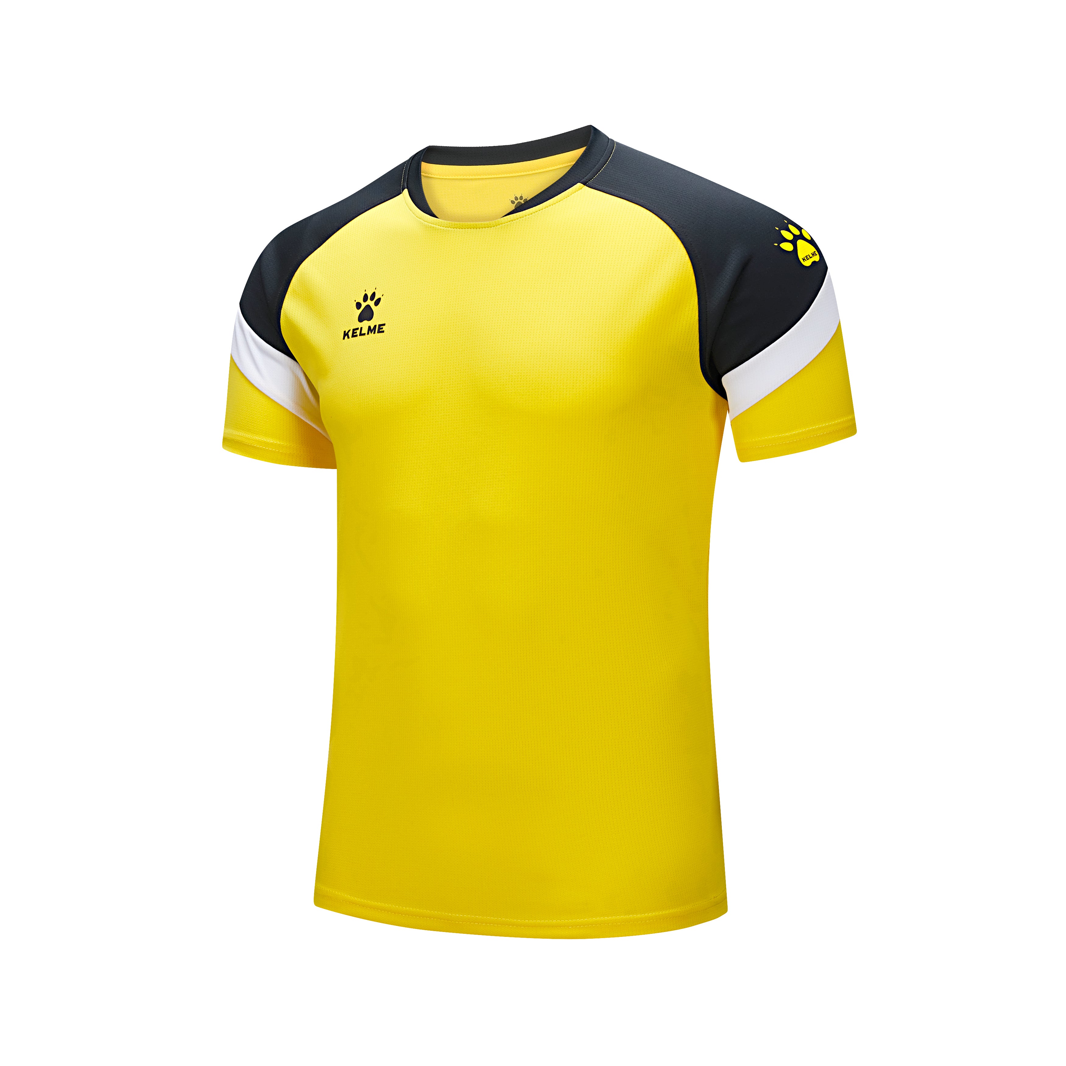 Short Sleeve Football Shirt (Adults) - Yellow/Black