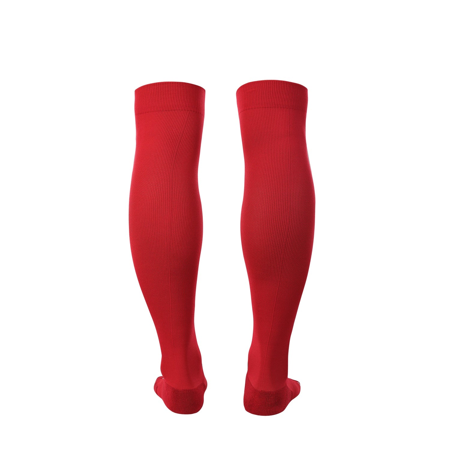 Full-Length Football Socks With Silicone (Adults) - Red