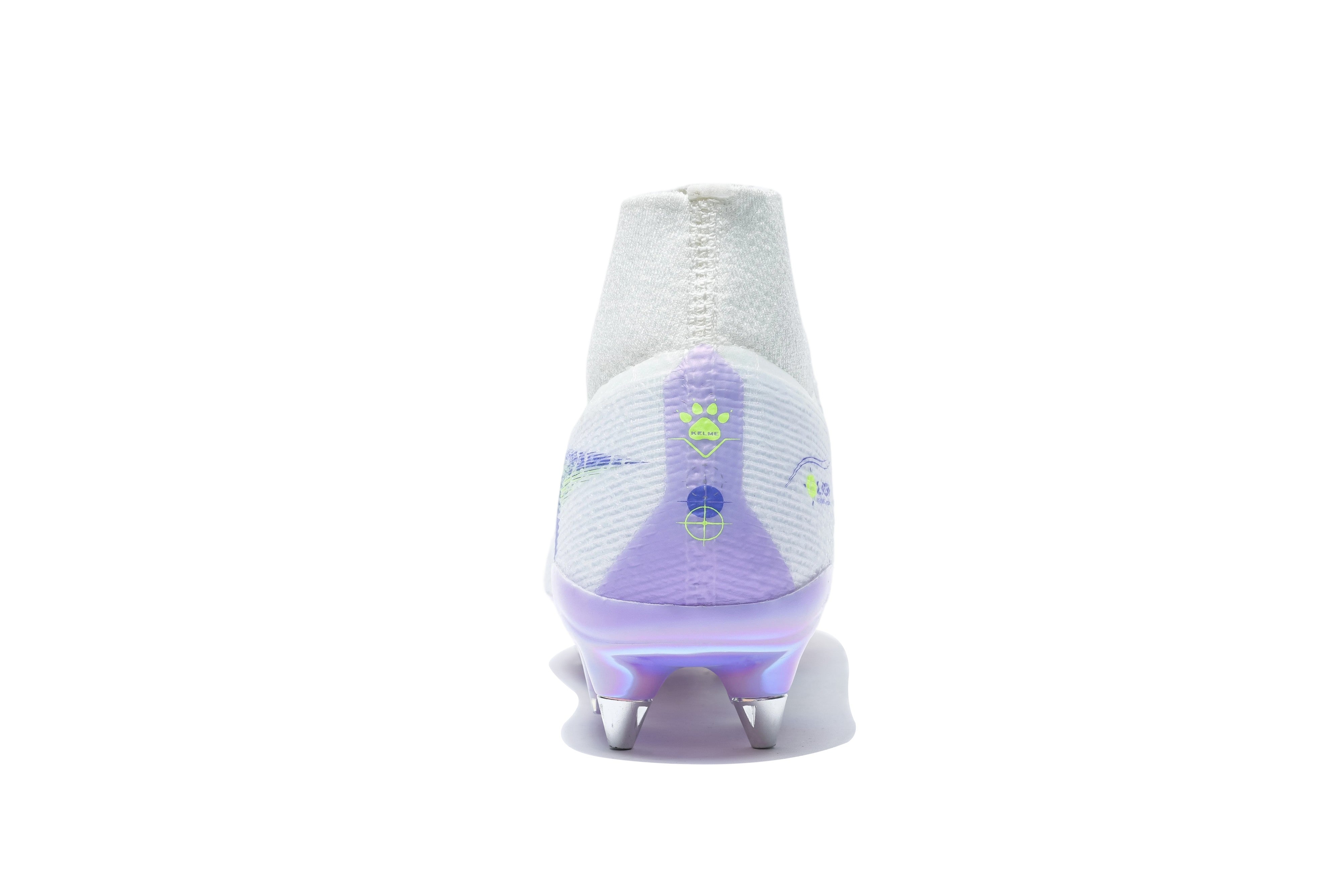 Men Football Shoes - Soft Ground (SG) 1 - White/Purple