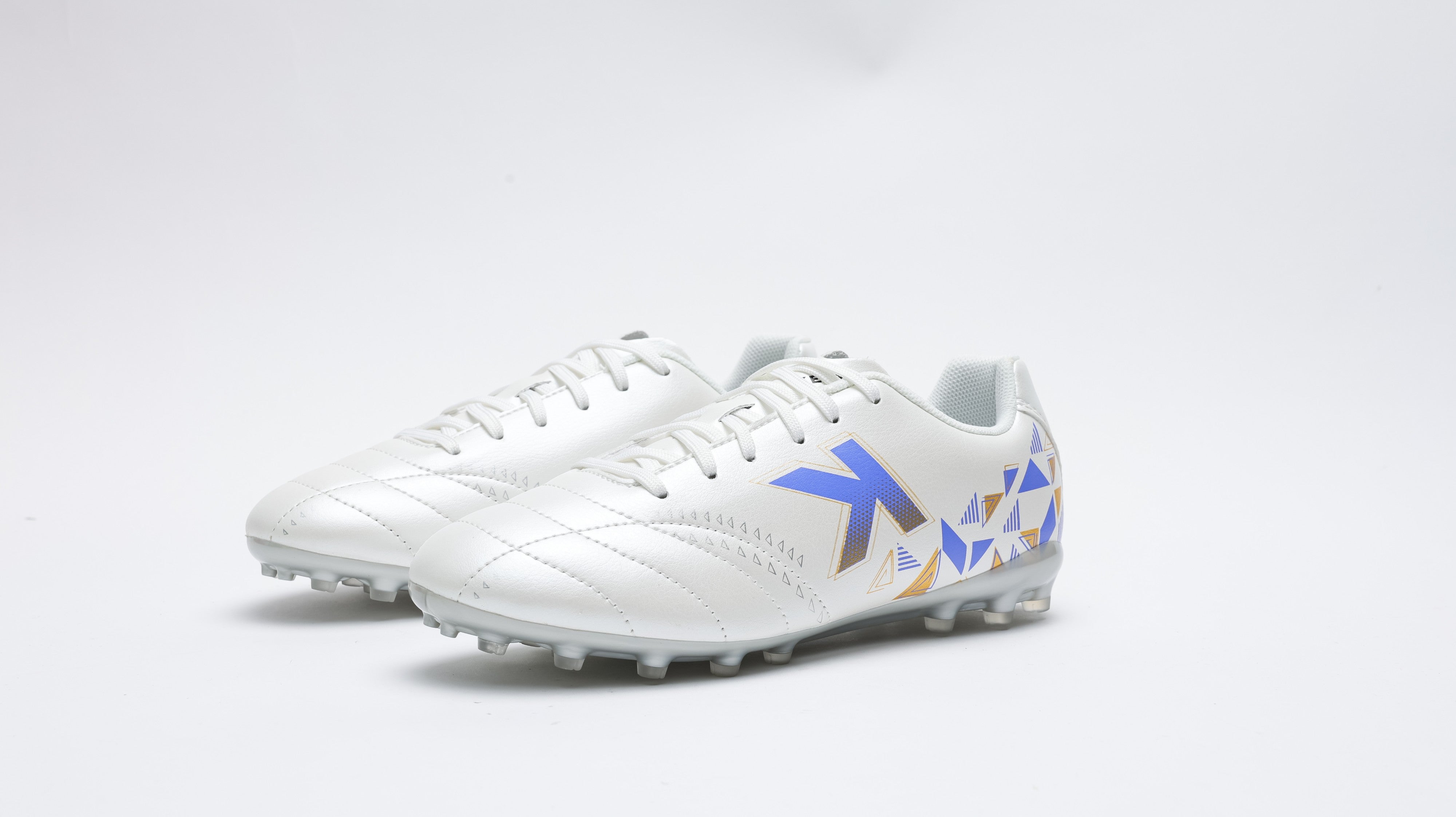 Men Football Shoes - Multi Ground (MG) - White/Purple
