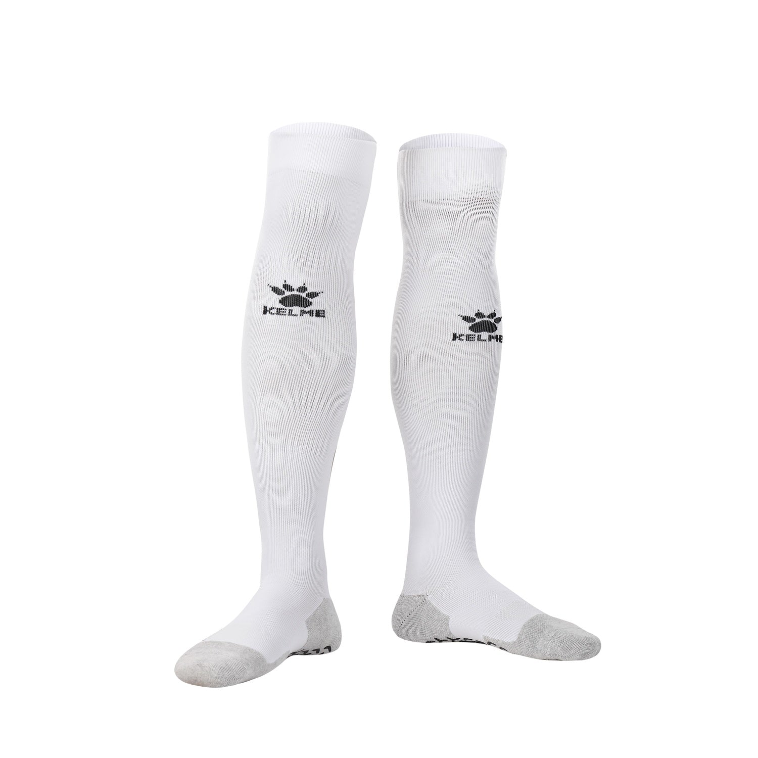 Full-Length Football Socks With Silicone (Adults) - White