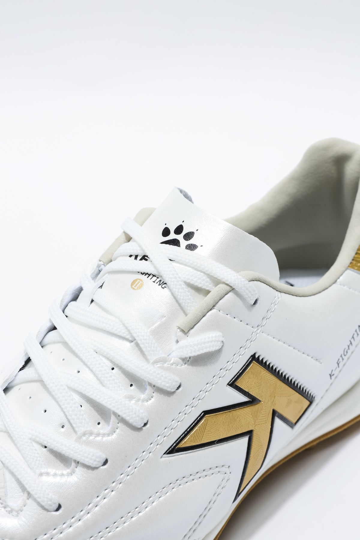 Men Football & Mini Soccer Shoes - Turf (TF) - White/Golden
