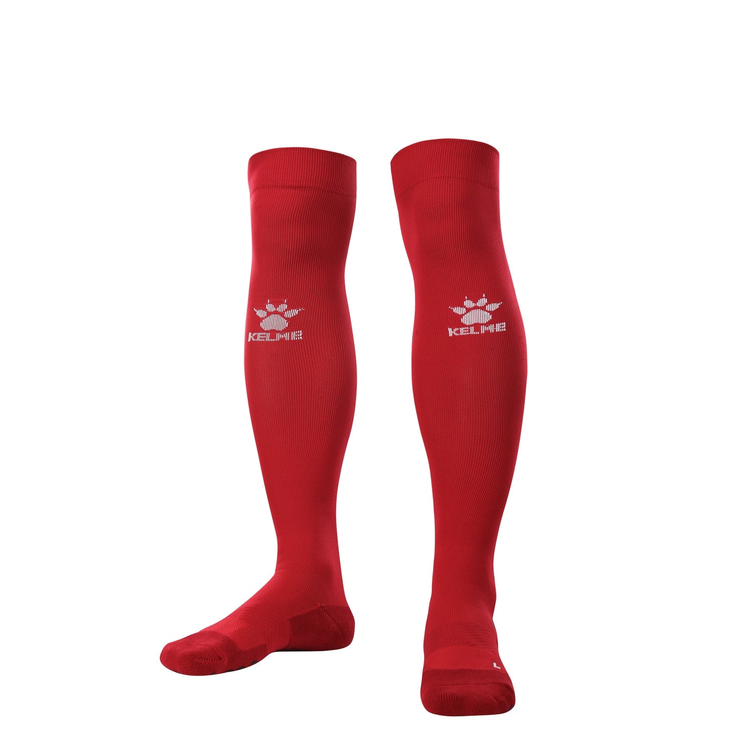 Full-Length Football Socks With Silicone (Adults) - Red