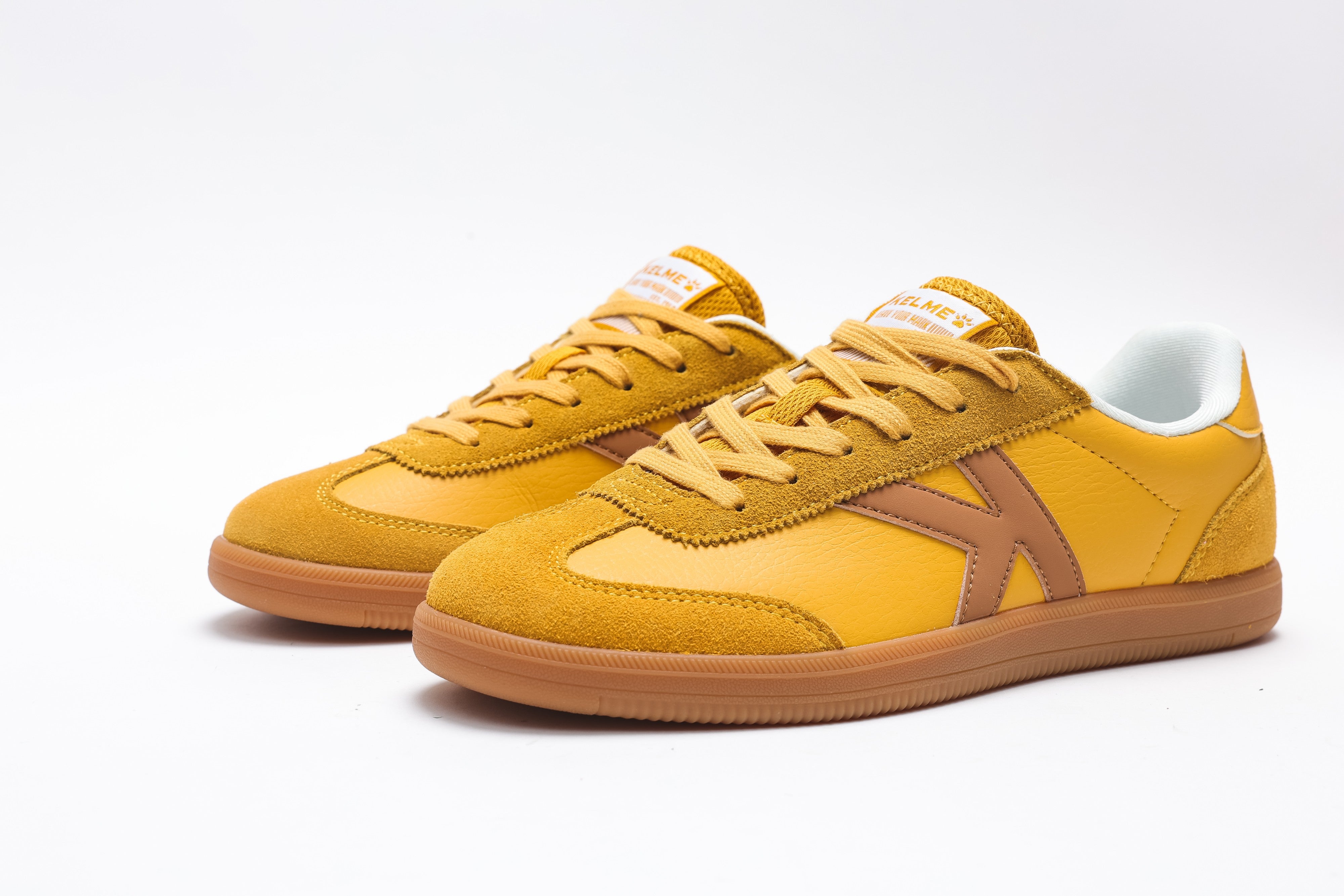 Unisex Casual Shoes - Yellow