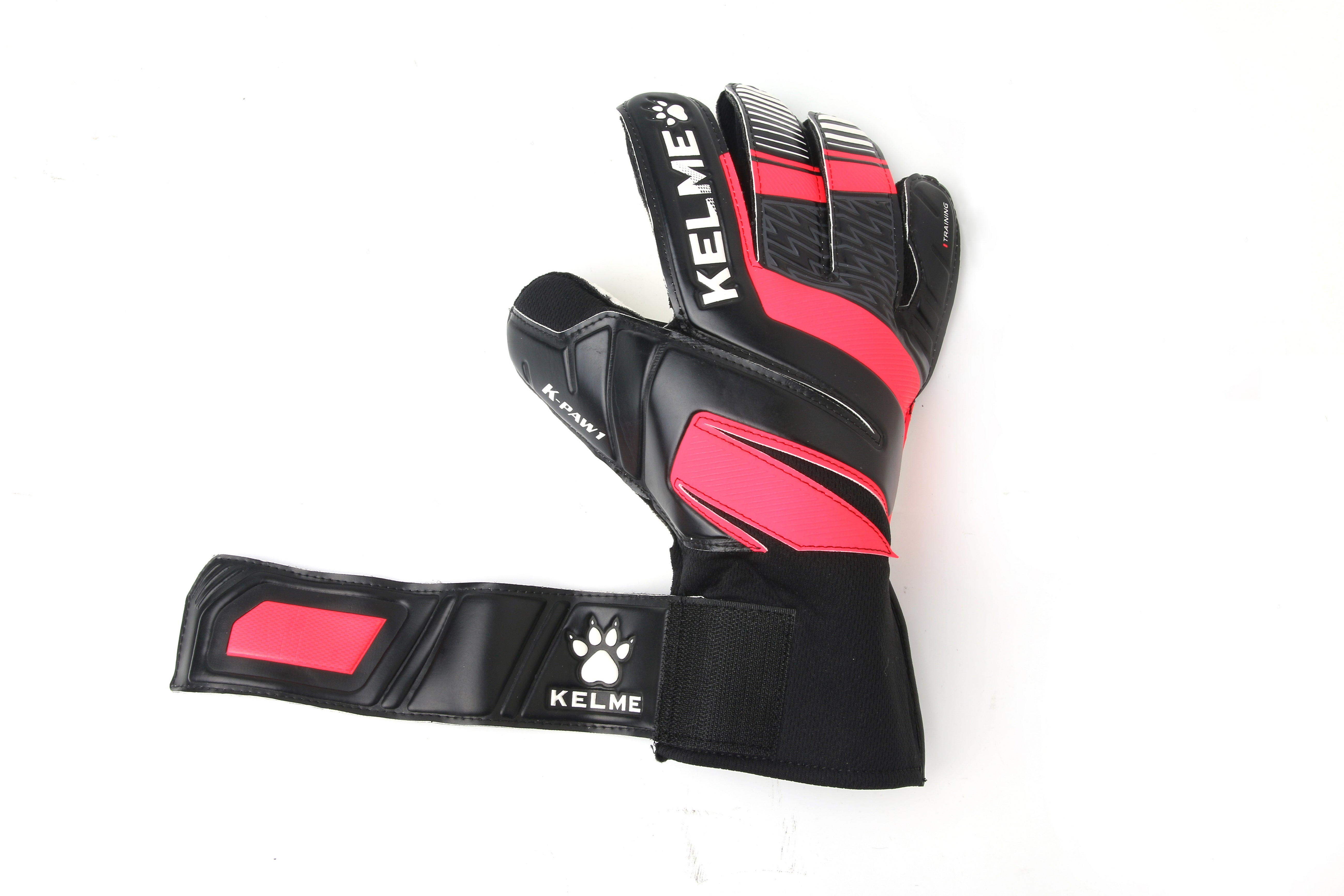 Goalkeeper Gloves (Training) - Black/Neon Red