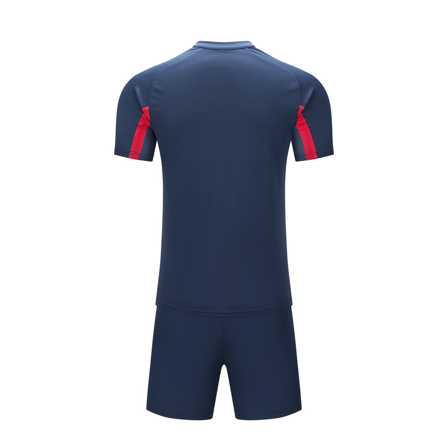 Short Sleeve Football Set (Adults) - Dark Blue/Red