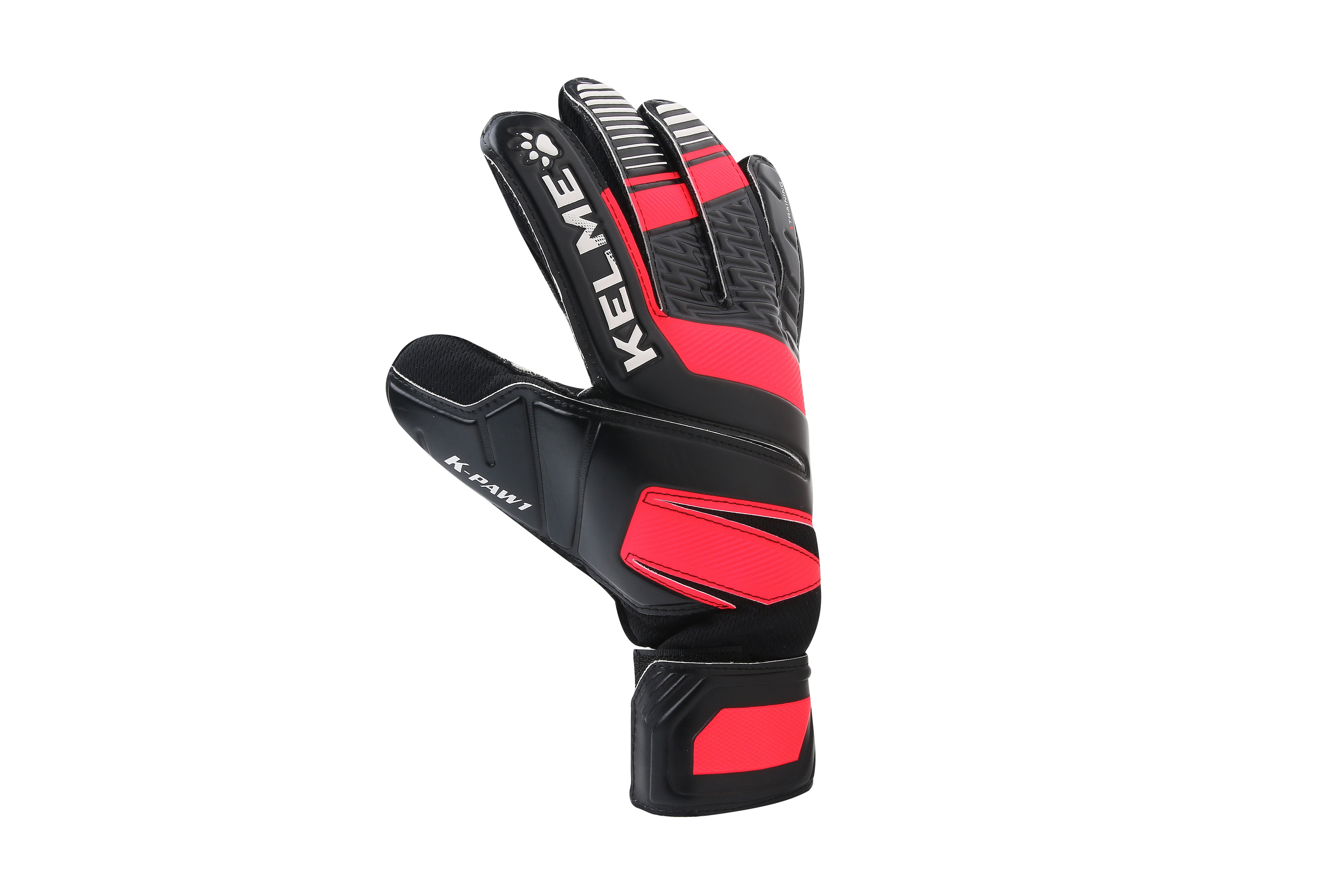 Goalkeeper Gloves (Training) - Black/Neon Red