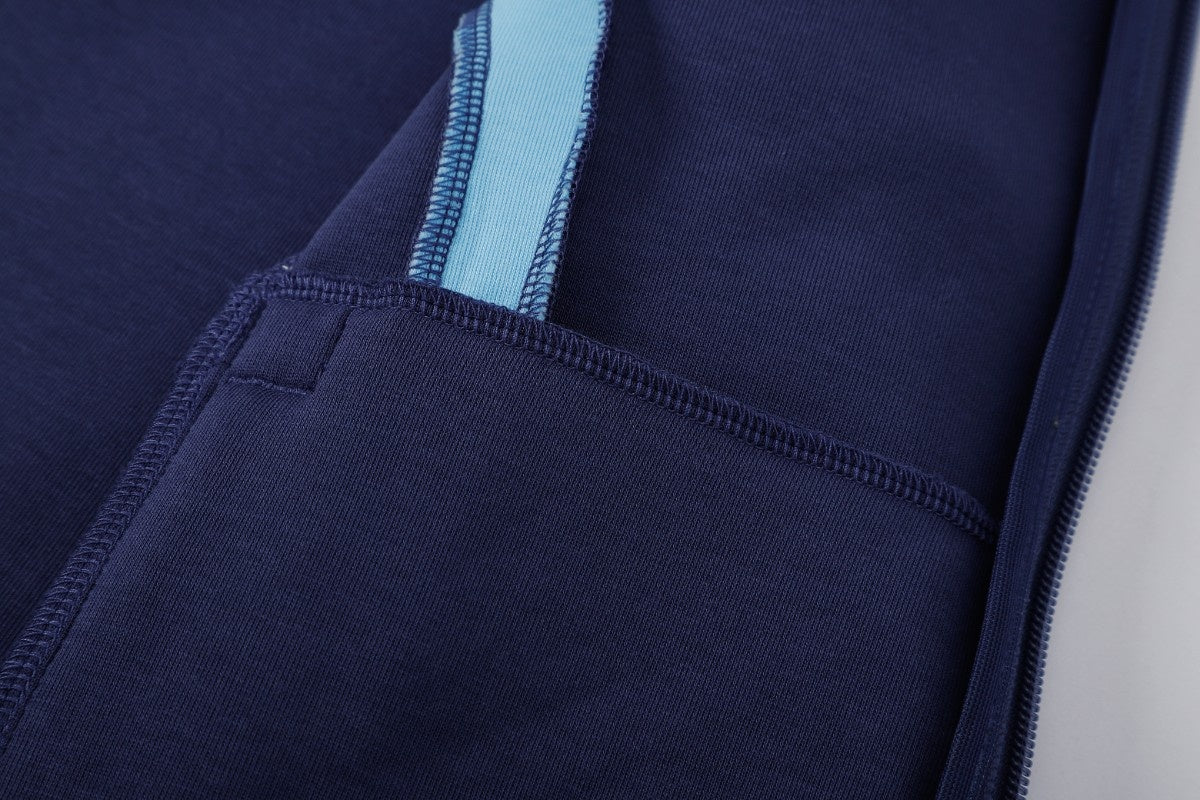 Knitted Jacket (Kids) - Dark Blue