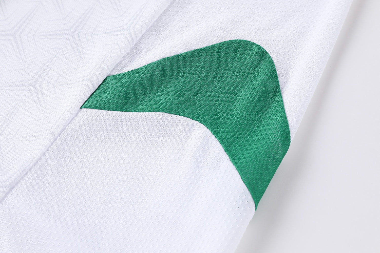 Short Sleeve Football Shirt (Adults) - White/Green