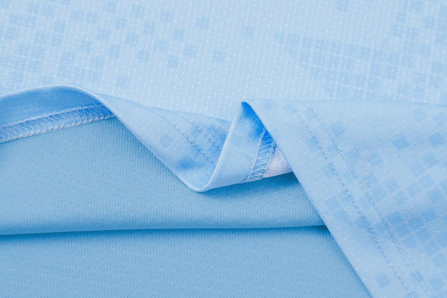 Short Sleeve Football Set (Adults) - Light Blue