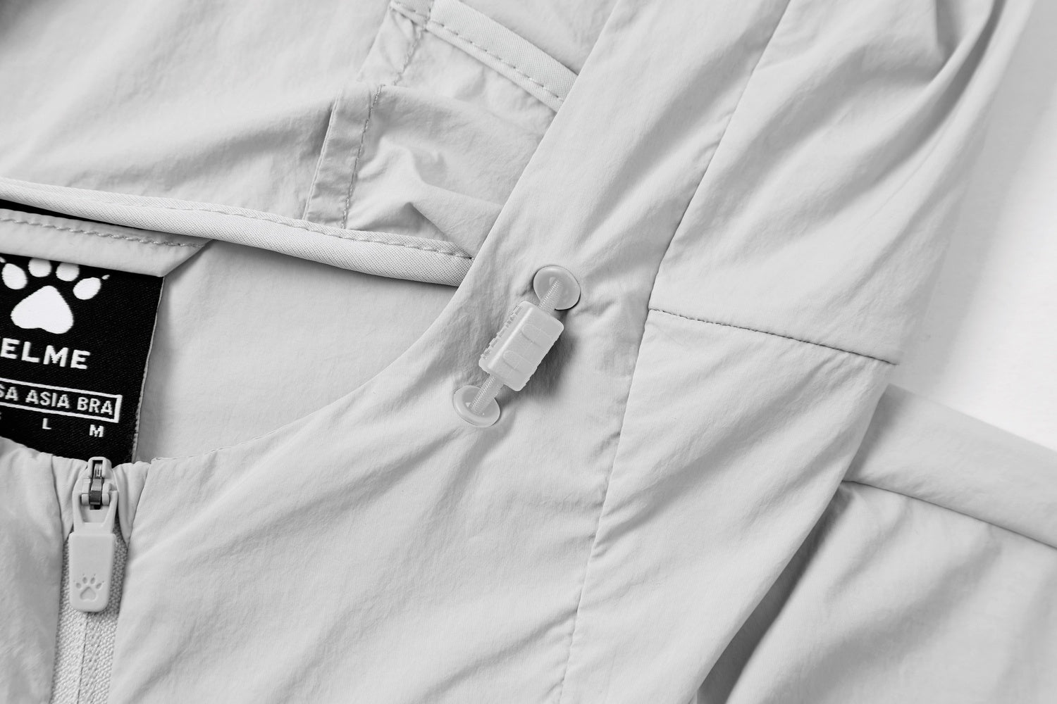 Woven Light Jacket (Adults) - Light Gray
