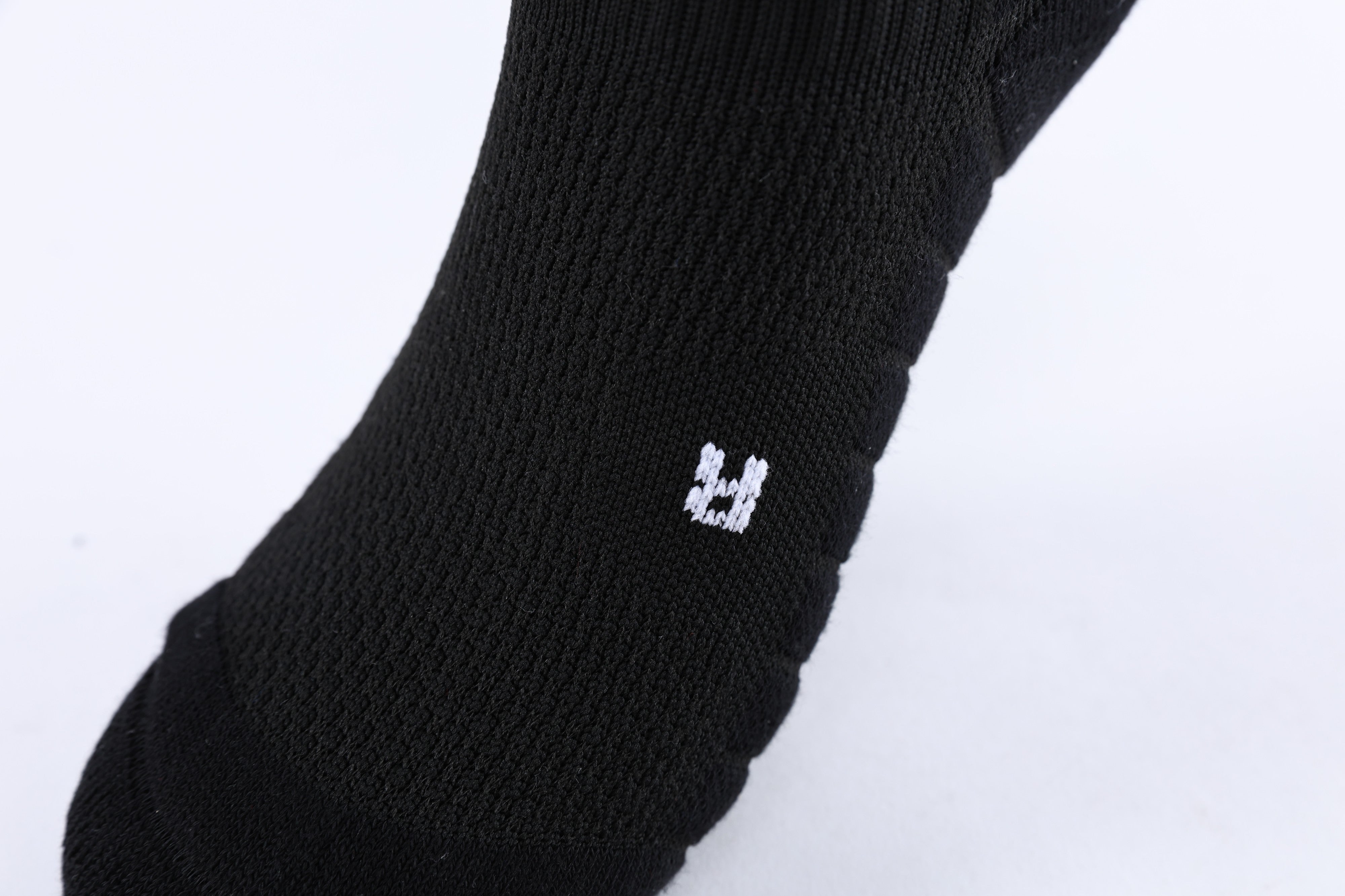 Full-Length Football Socks (Kids) - Black