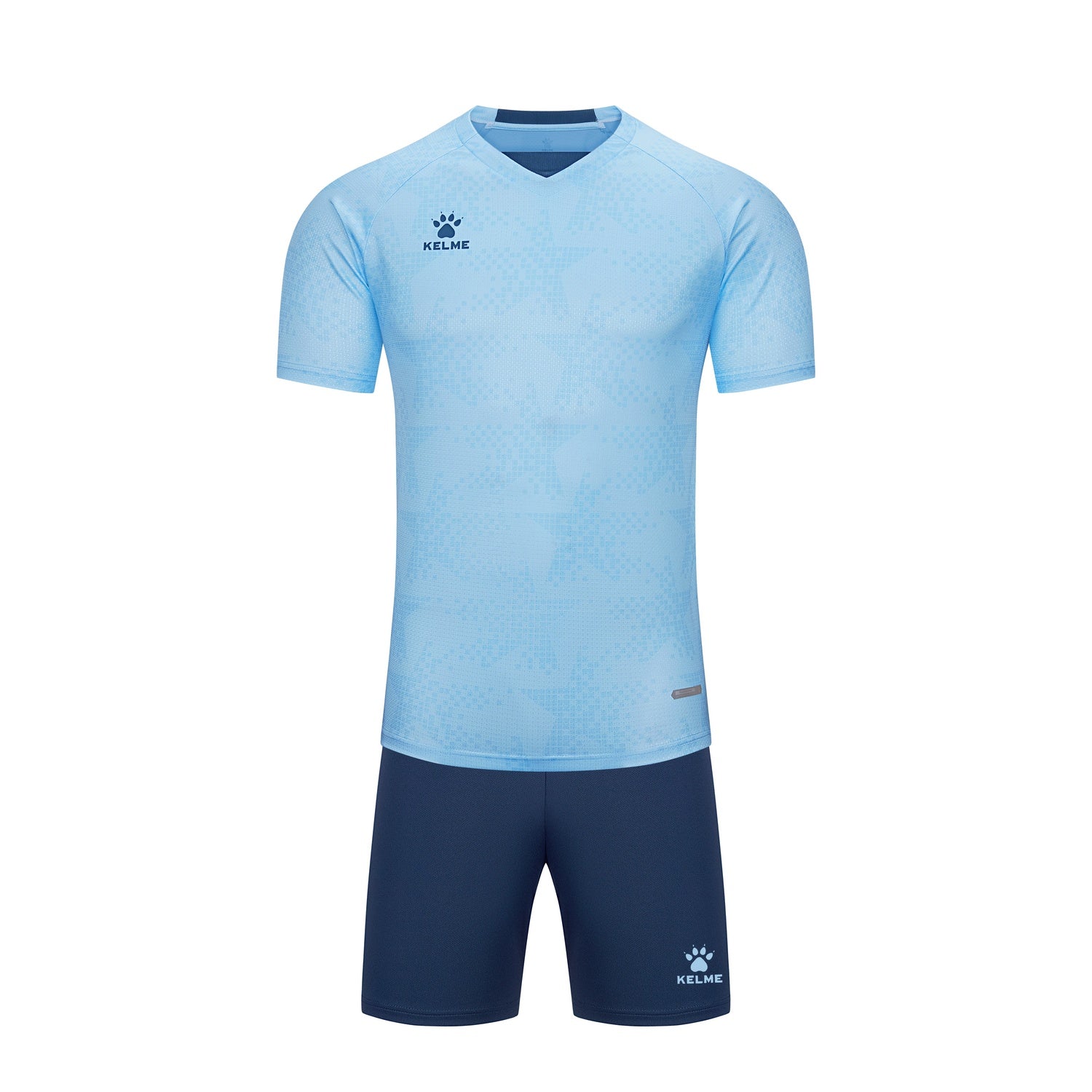 Short Sleeve Football Set (Adults) - Light Blue
