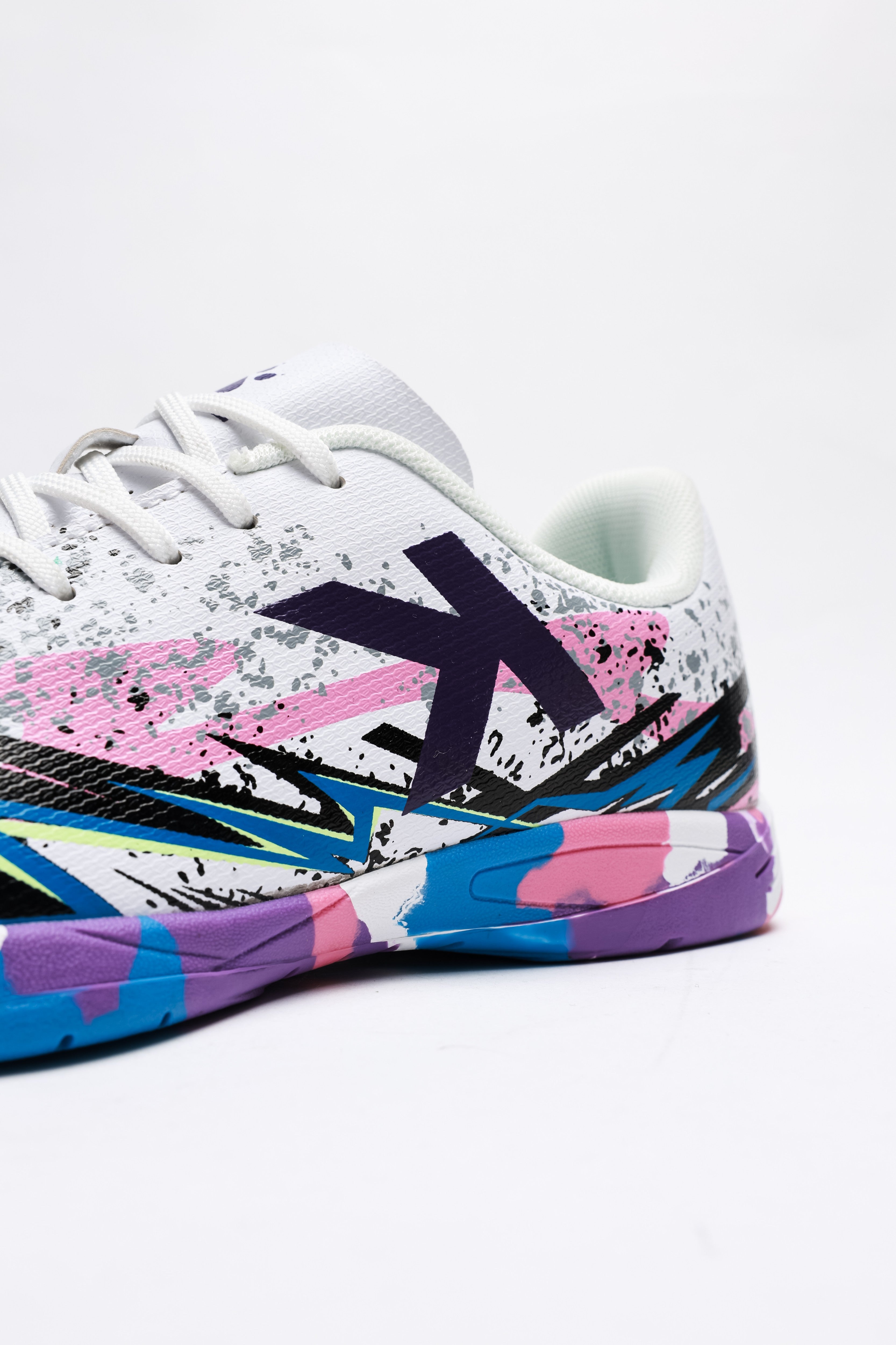 Men Futsal Shoes - Indoor (IN) - White/Purple
