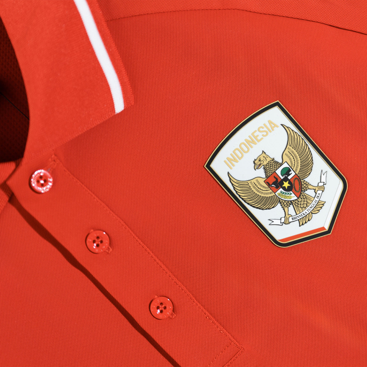 Polo Shirt Timnas Indonesia (Adults) - Red/White