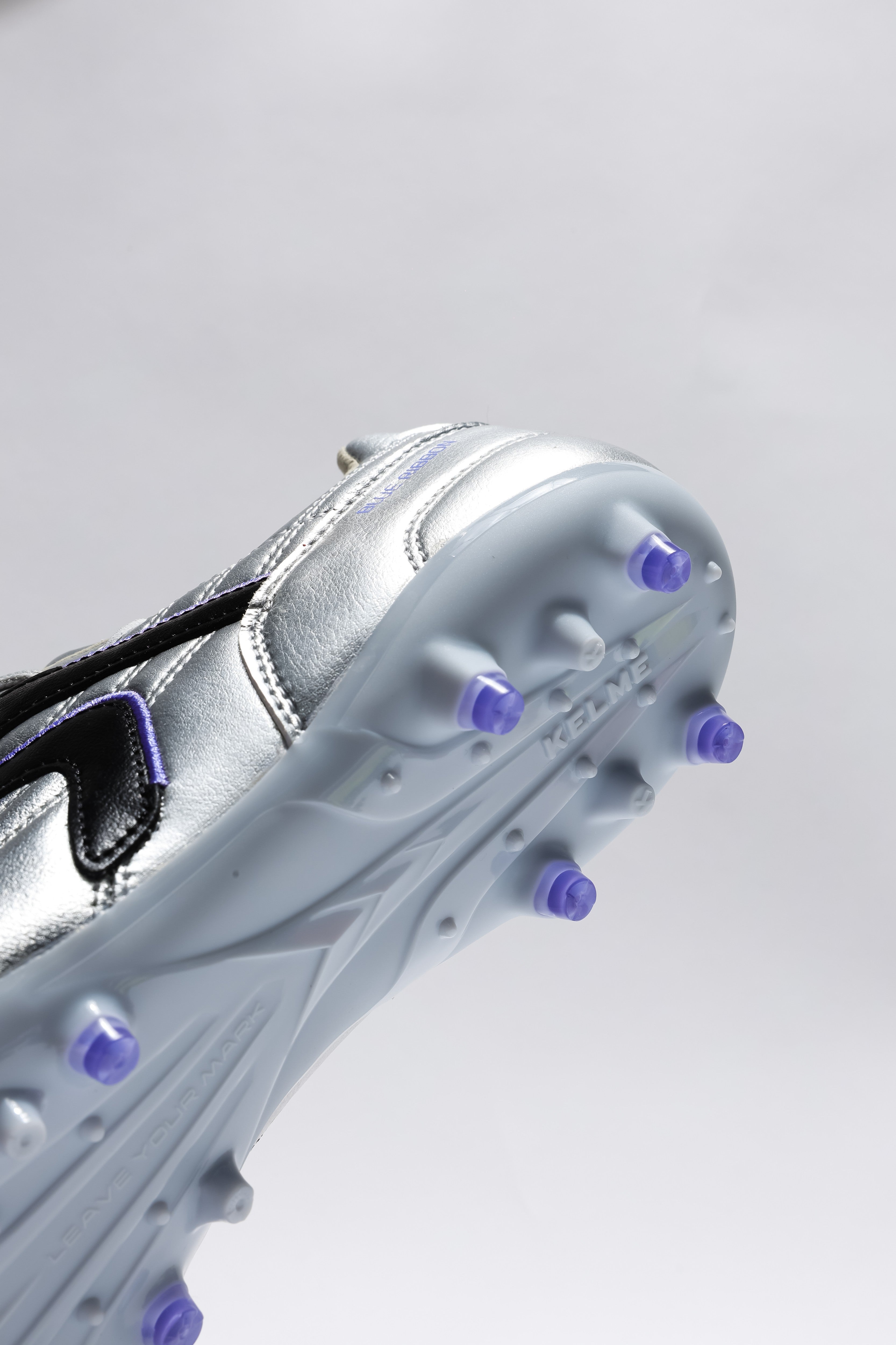 Men Football Shoes - Multi Ground (MG) - Metal Silver