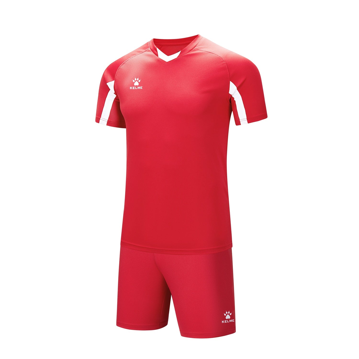 Short Sleeve Football Set (Adults) - Red/White