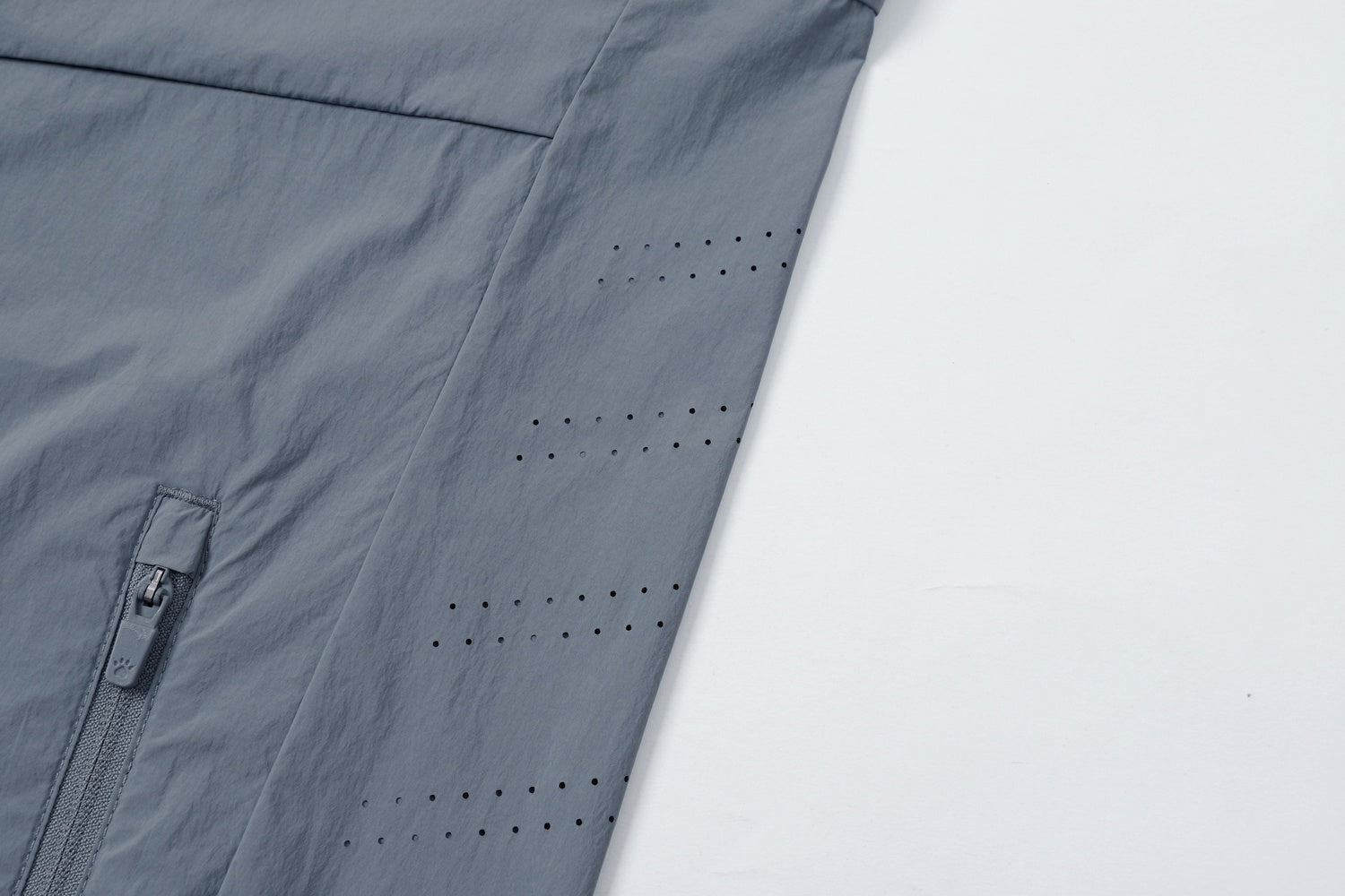 Woven Light Jacket (Adults) - Gray/Blue