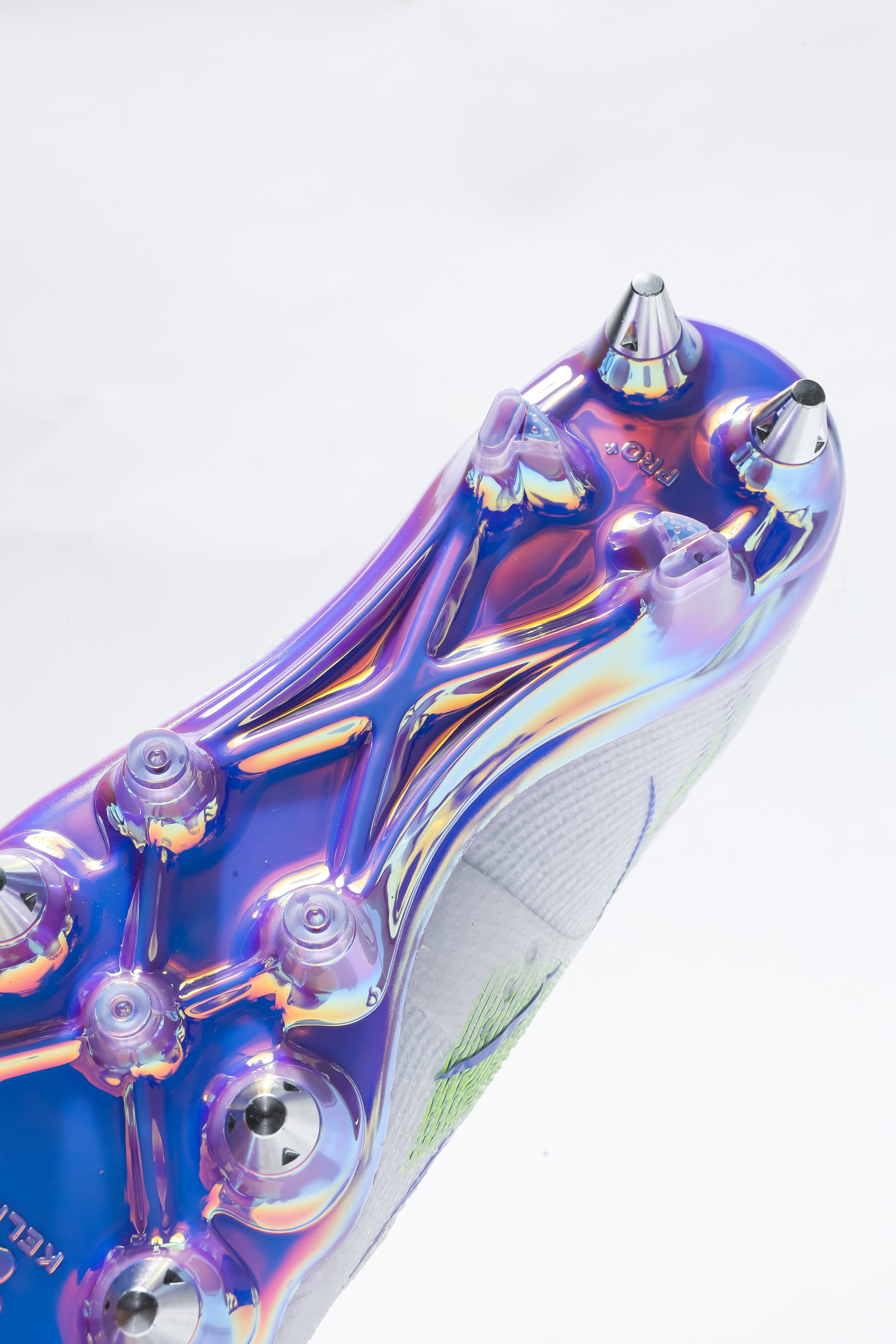 Men Football Shoes - Soft Ground (SG) 1 - White/Purple