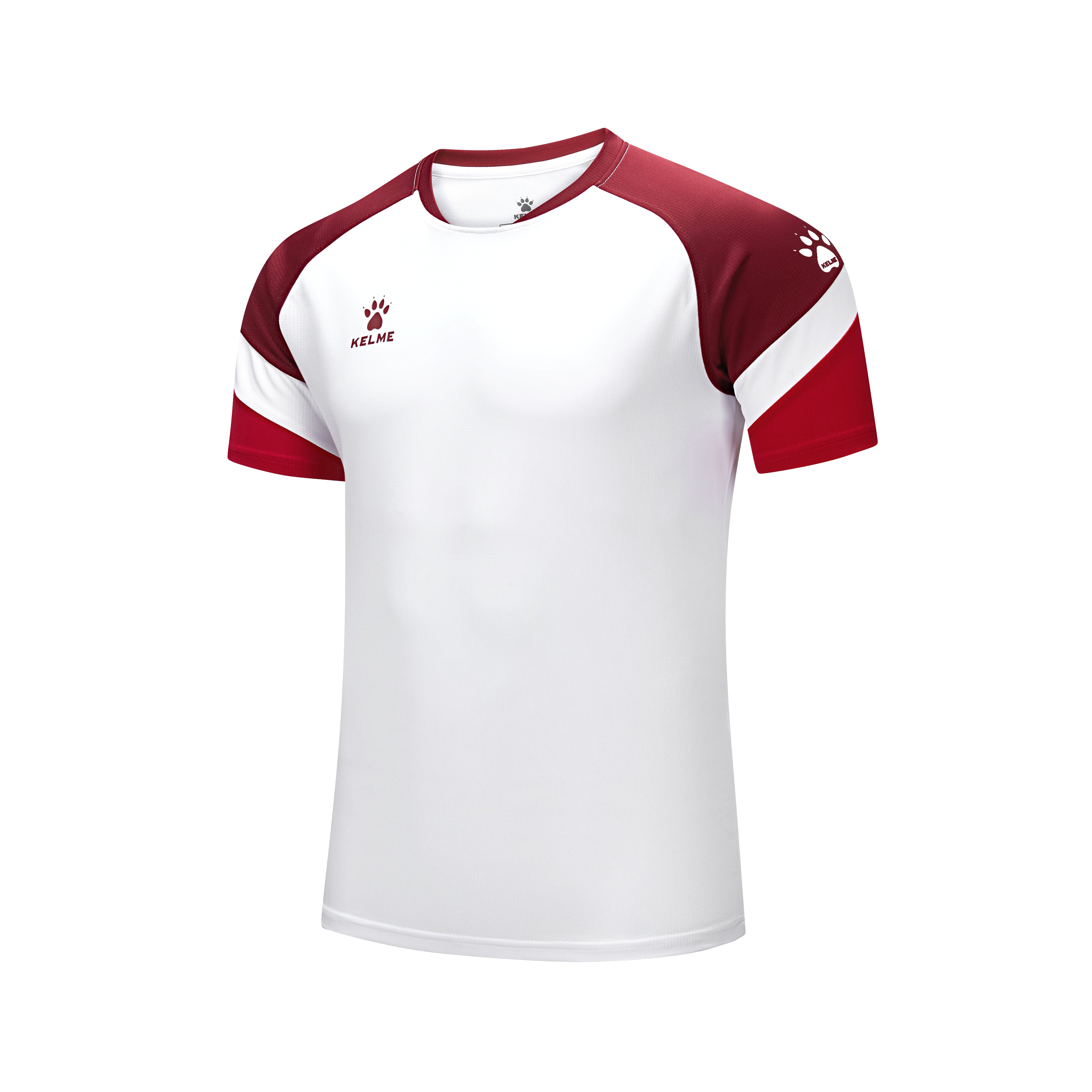 Short Sleeve Football Shirt (Adults) - Dark Blue/Red