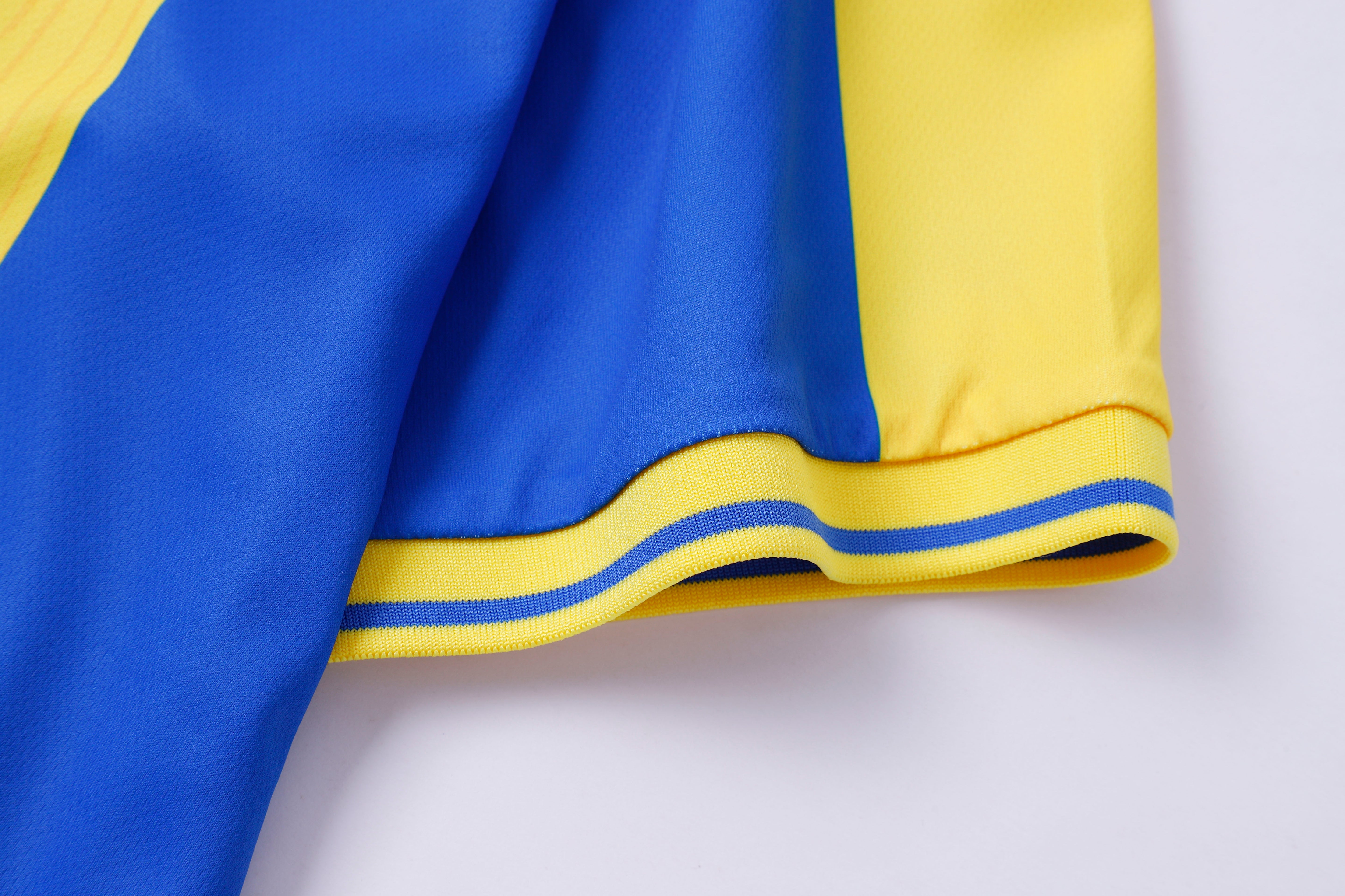 Short Sleeve Football Shirt (Adults) - Royal Blue/Yellow