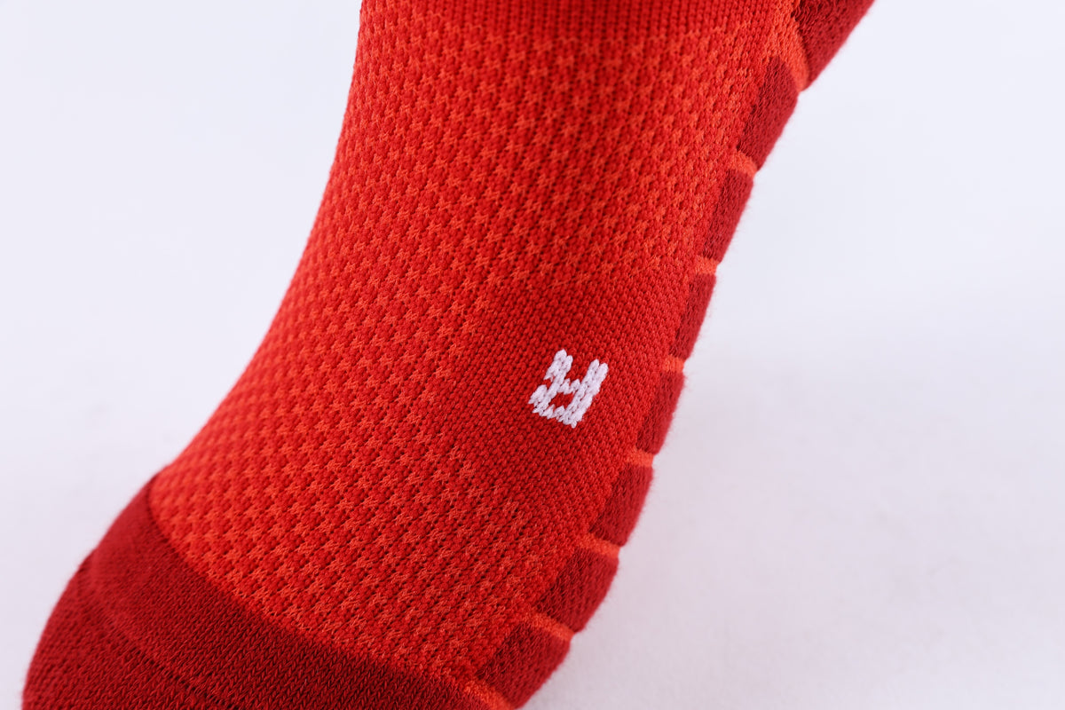 Full-Length Football Socks (Kids) - Red