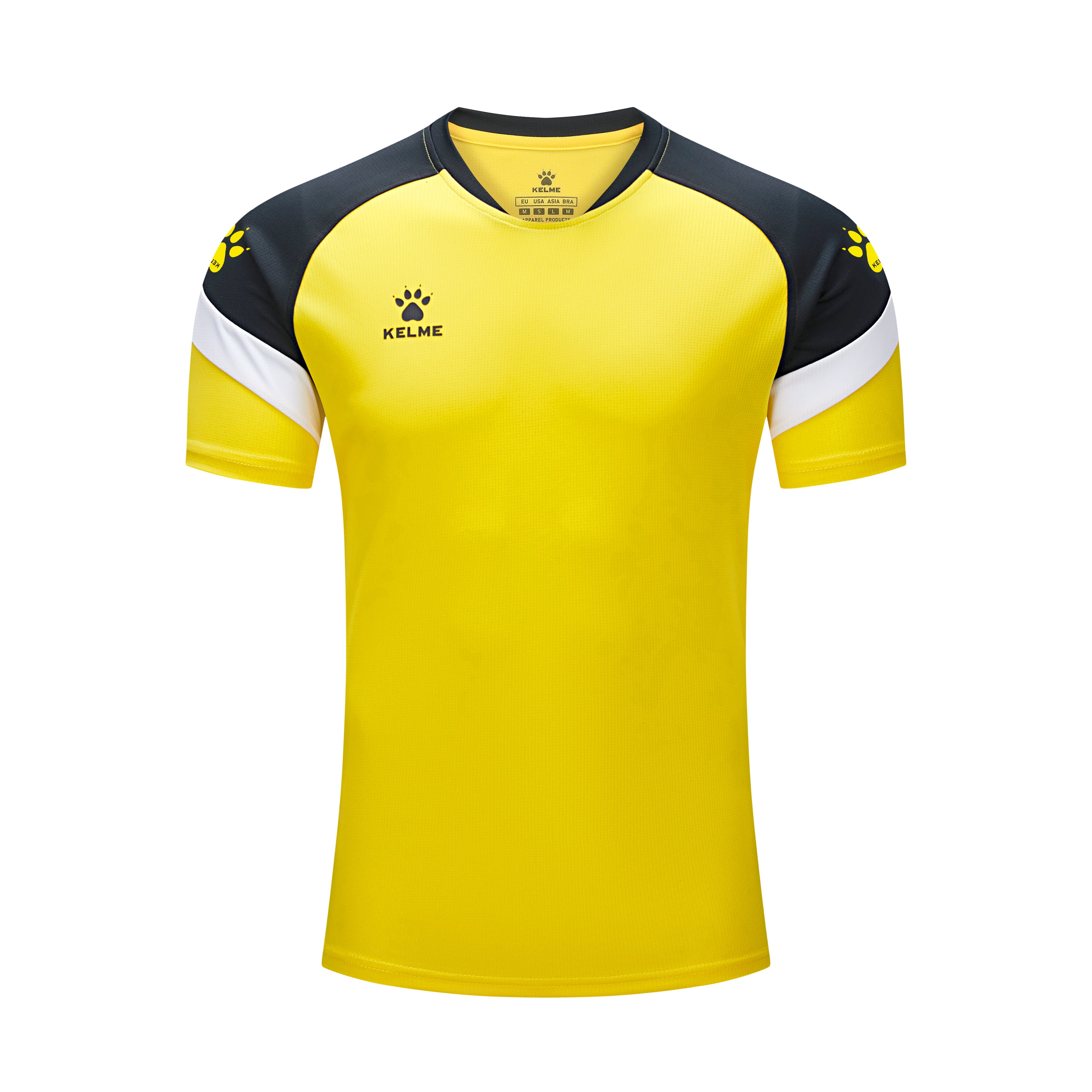 Short Sleeve Football Shirt (Adults) - Yellow/Black