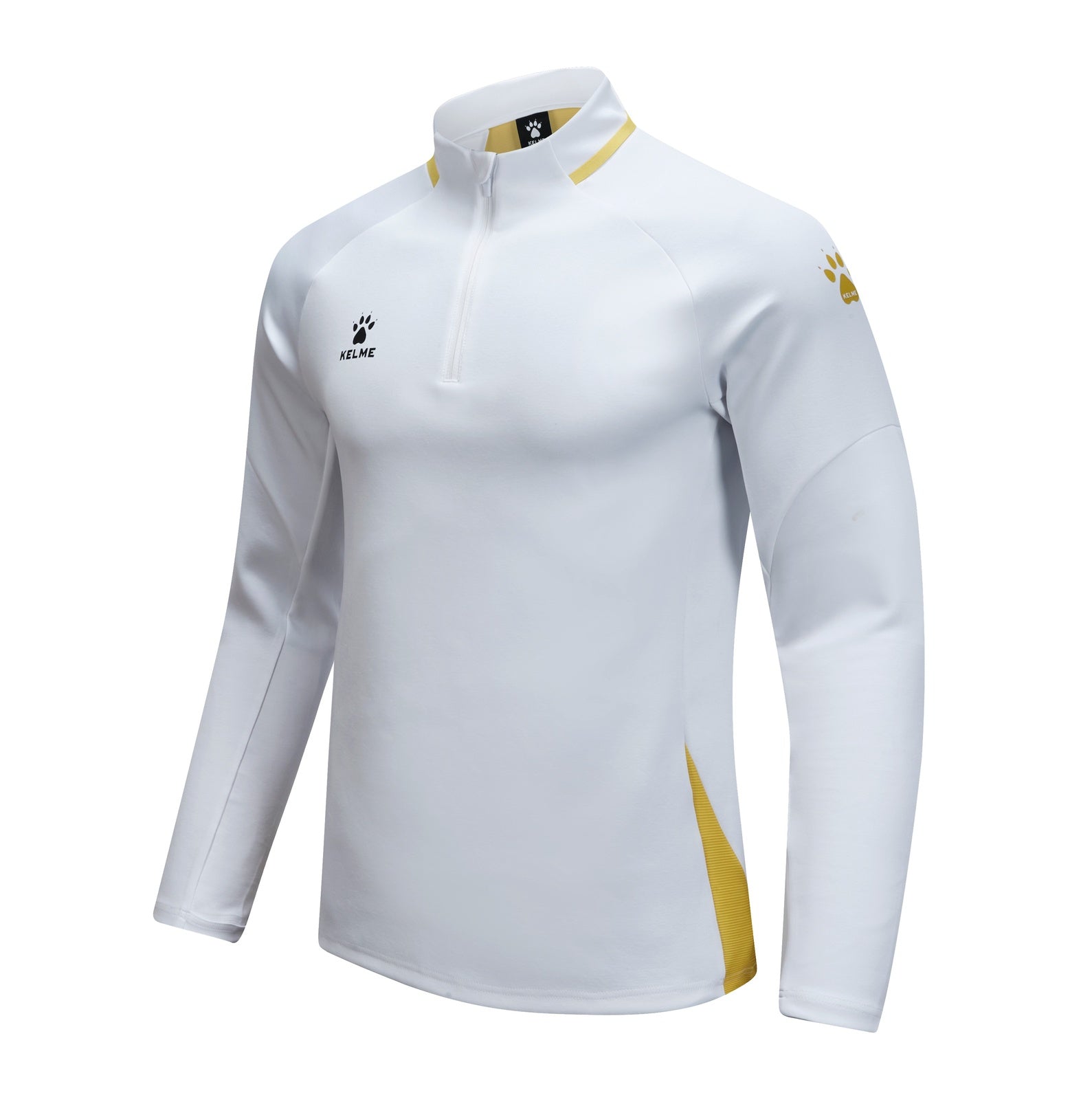 Half Zippered Training Pullover (Adults) - White