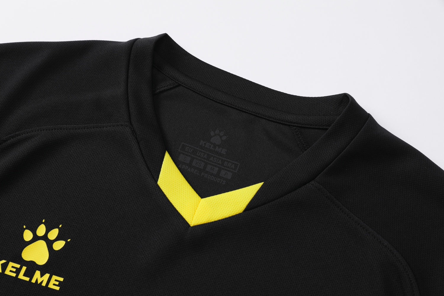 Short Sleeve Football Set (Adults) - Black/Yellow