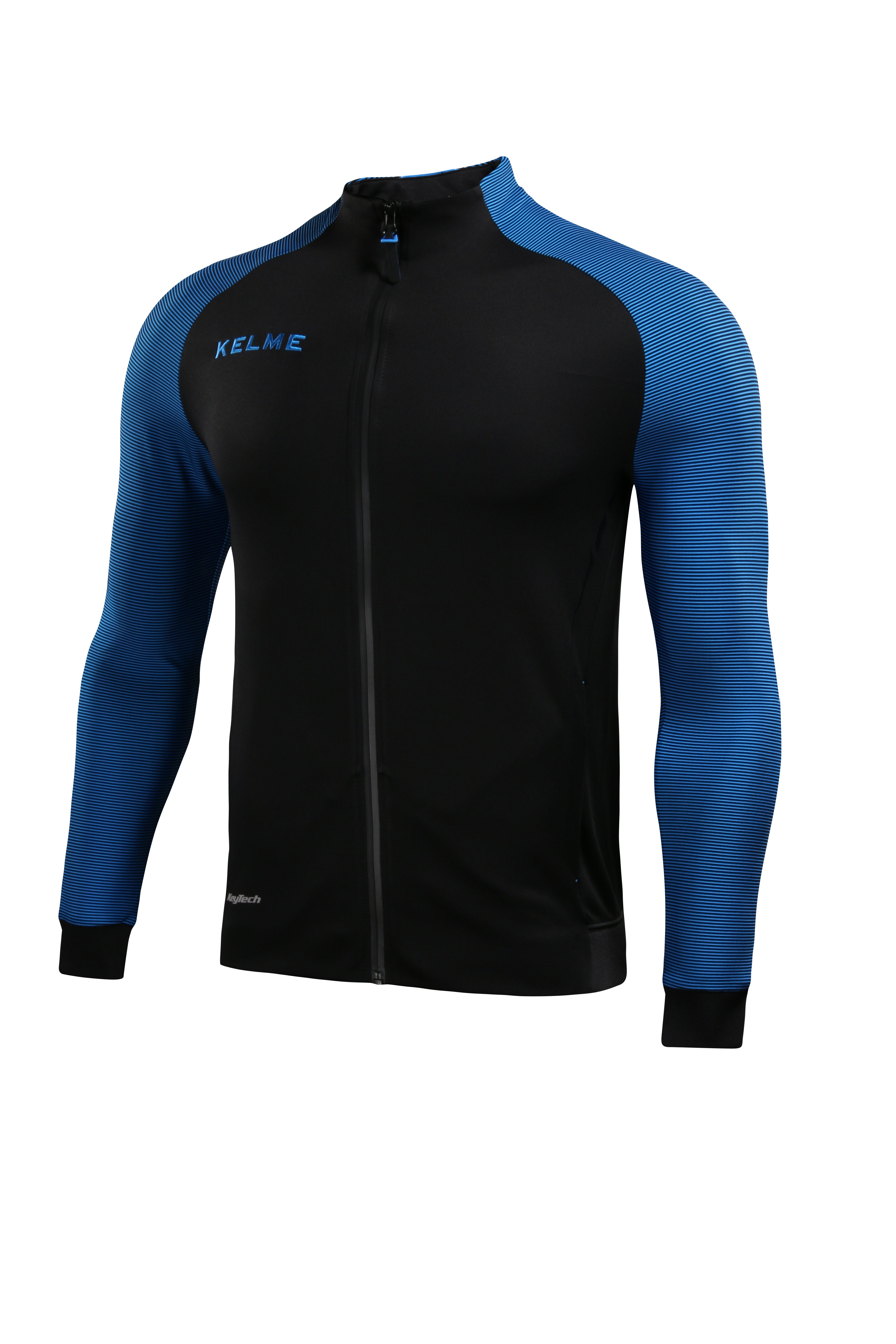 Training Jacket (Adult) - Black/Neon Blue