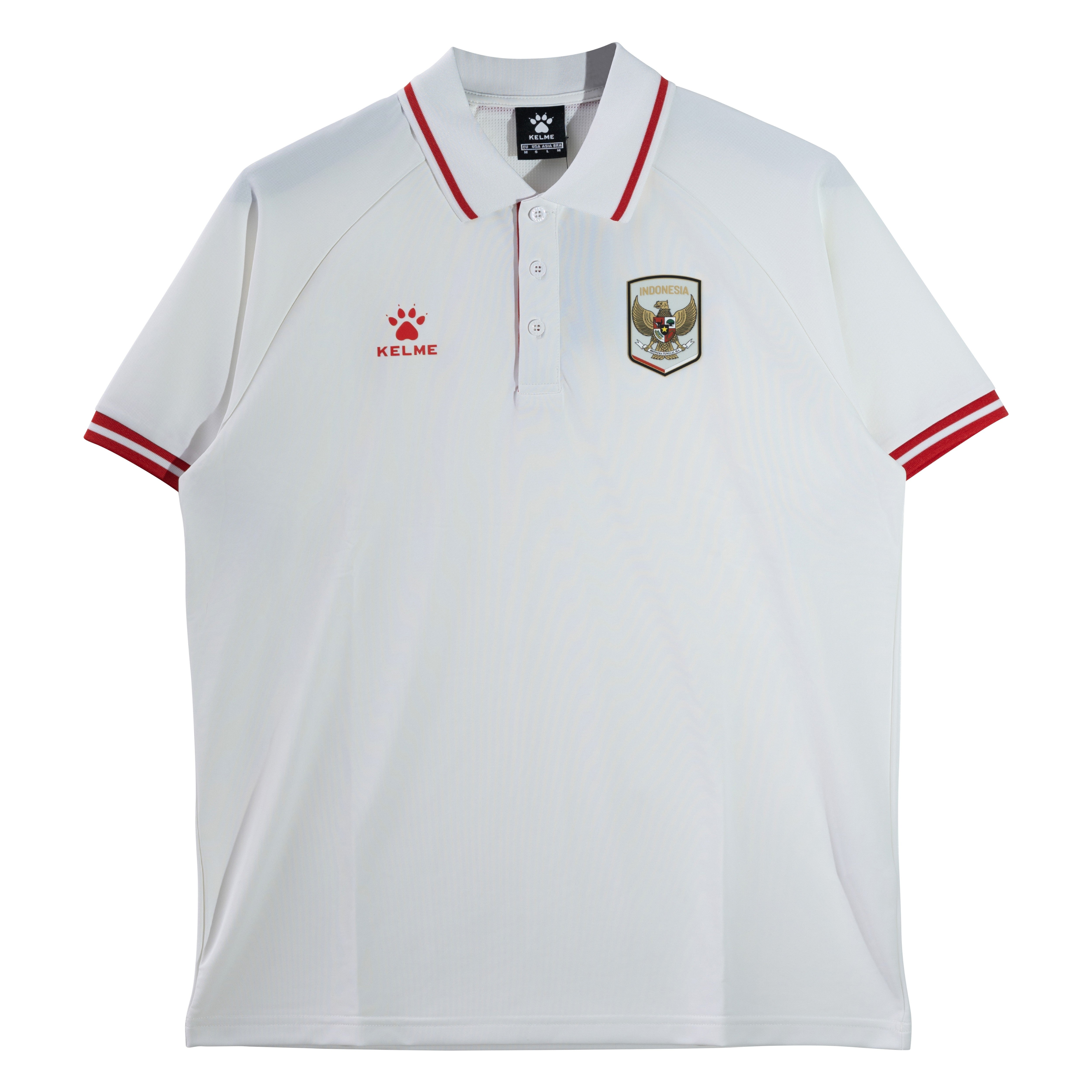 Polo Shirt Timnas Indonesia (Adults) - White/Red