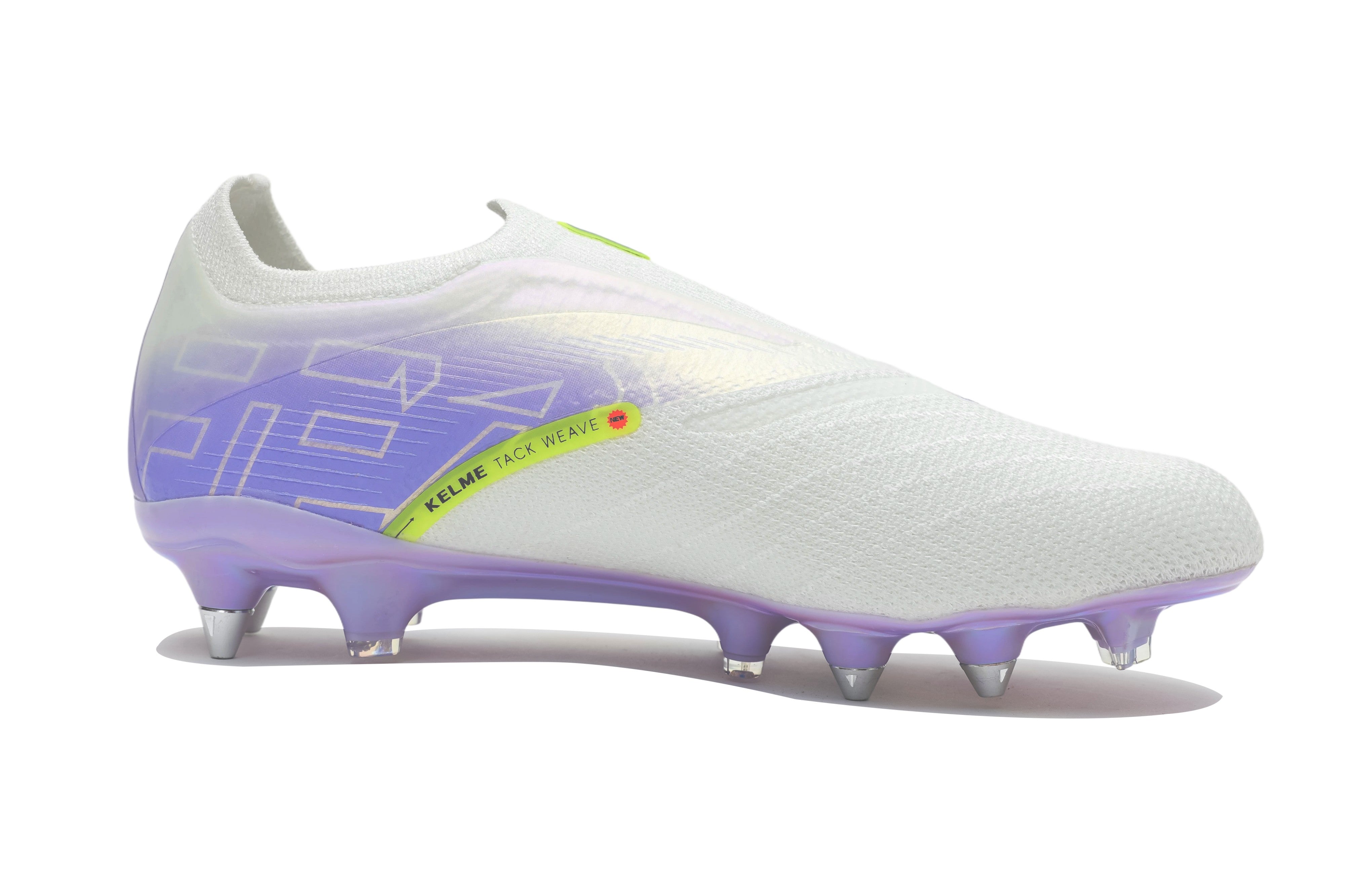 Men Football Shoes - Soft Ground (SG) 2 - White/Purple