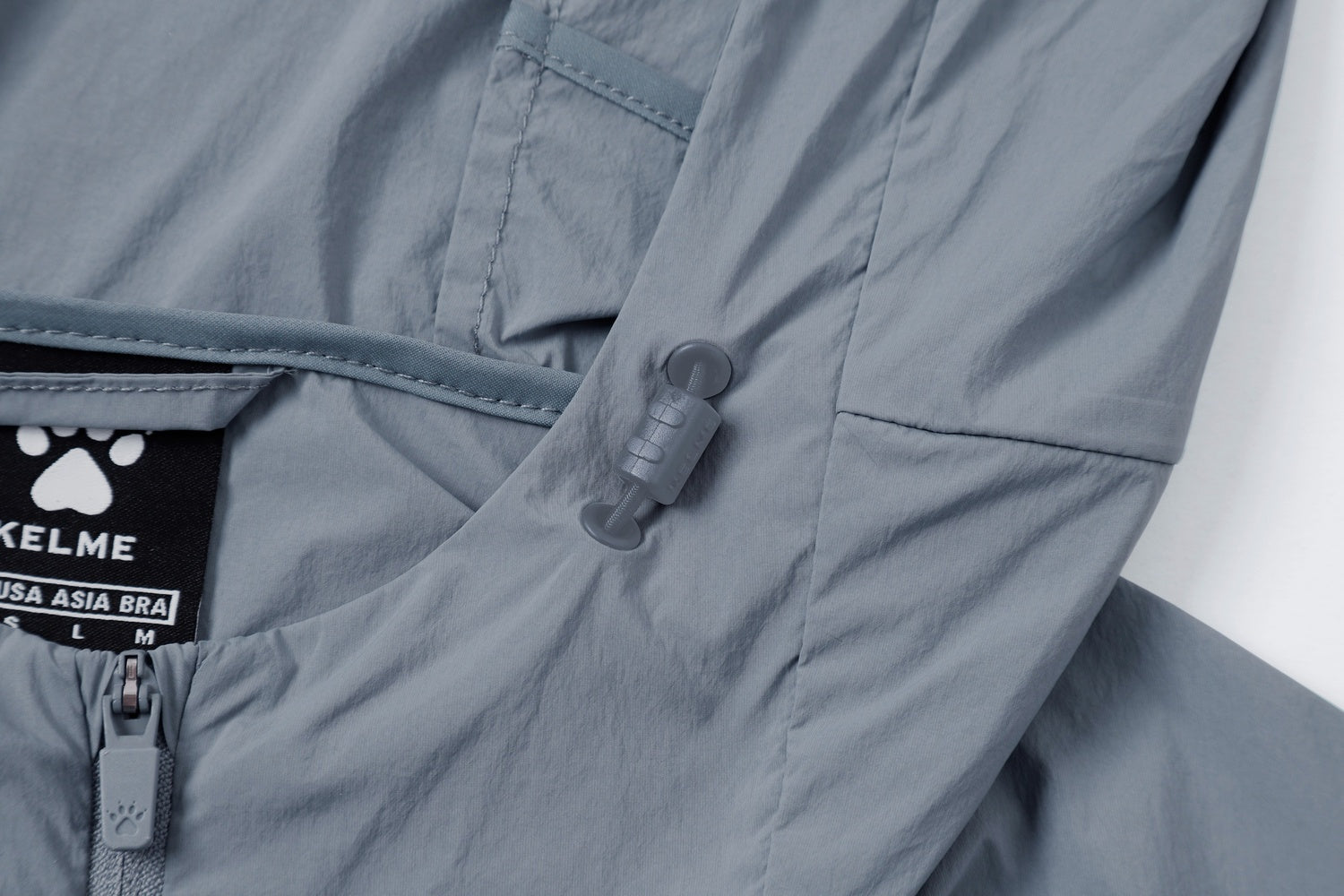 Woven Light Jacket (Adults) - Gray/Blue