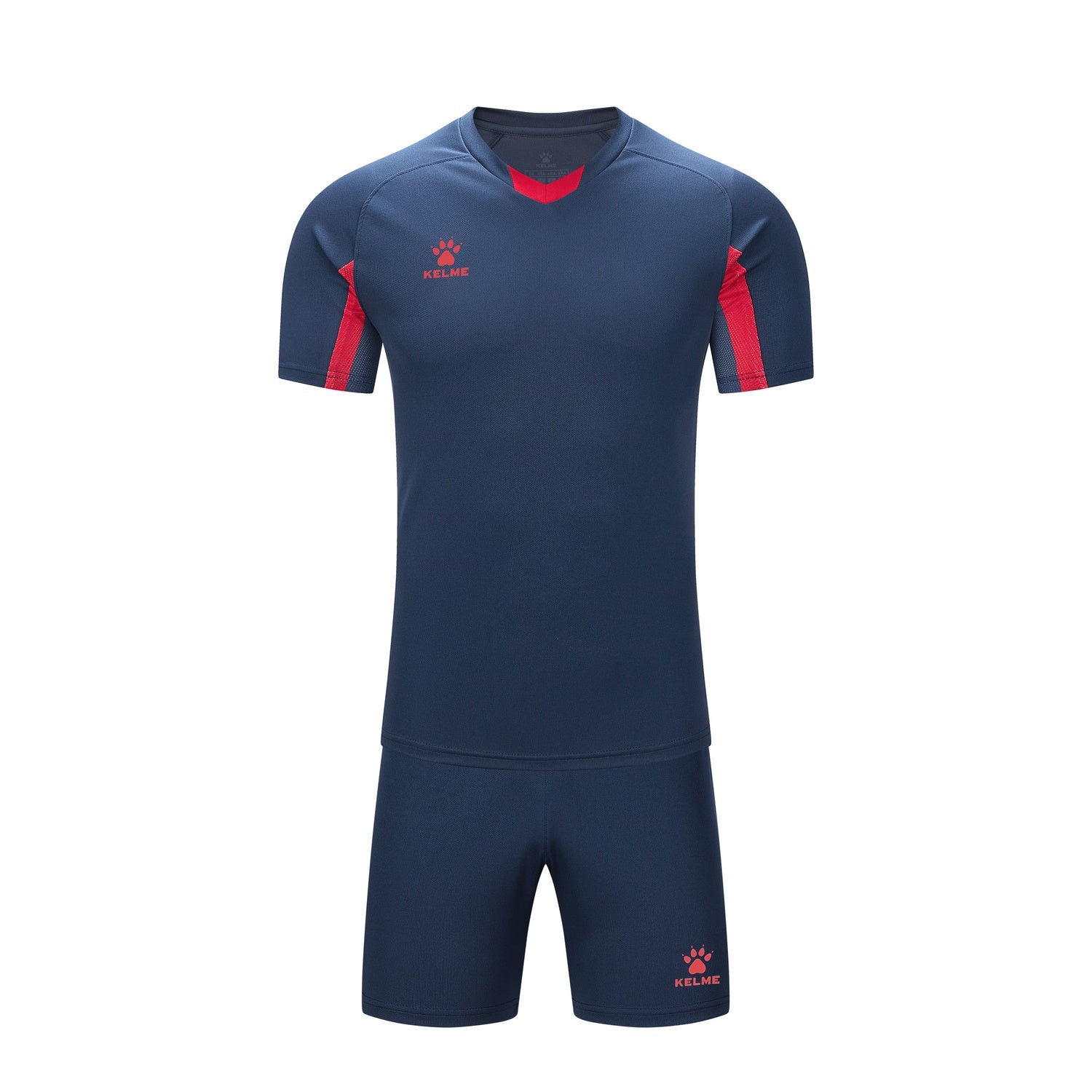 Short Sleeve Football Set (Adults) - Dark Blue/Red