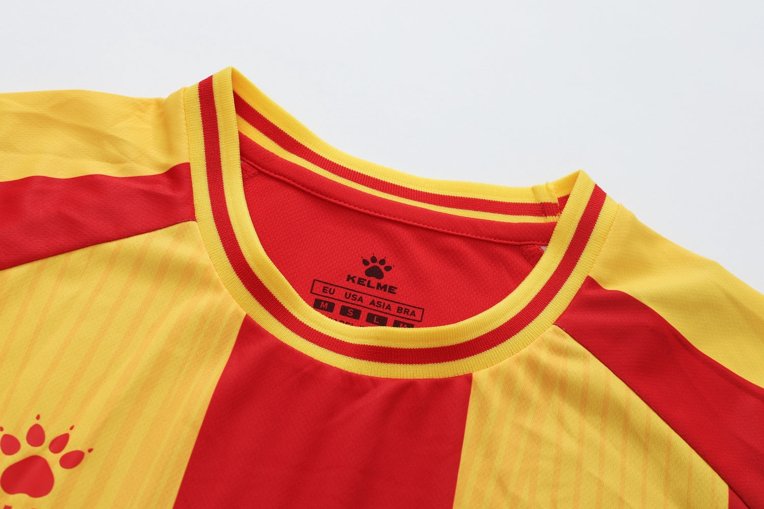 Short Sleeve Football Shirt (Adults) - Red/Yellow